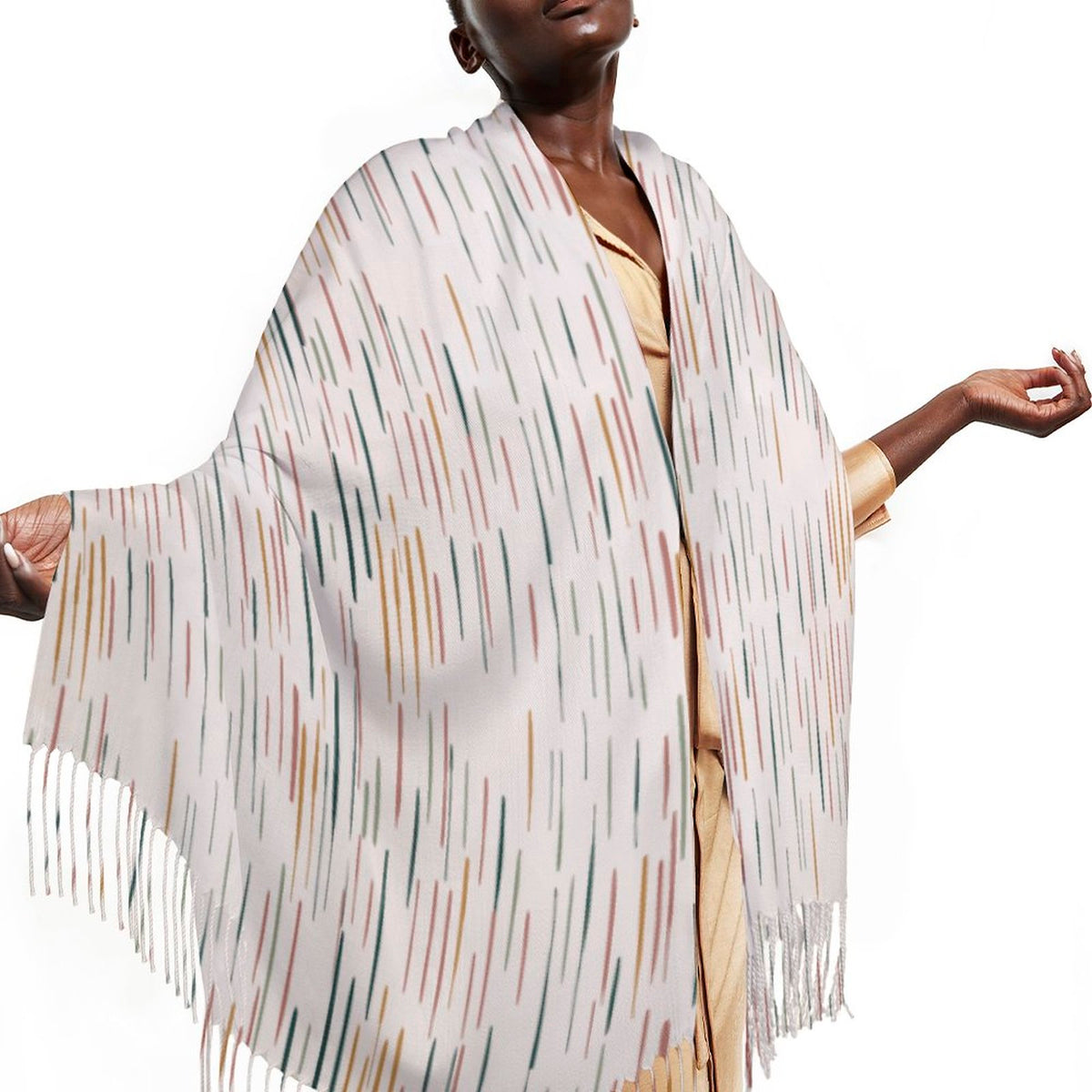 Cashmere-like Tassel Scarf