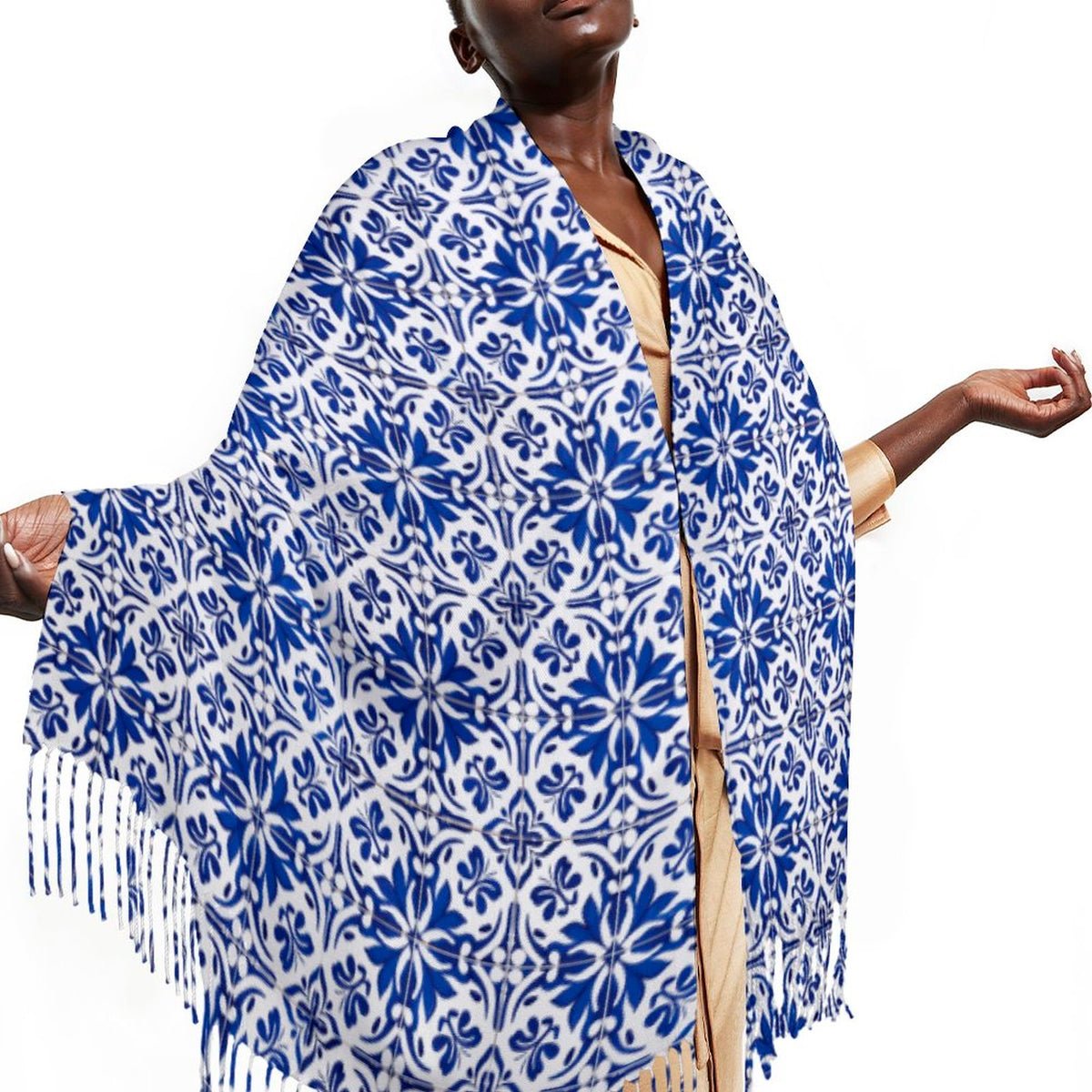 Cashmere-like Tassel Scarf