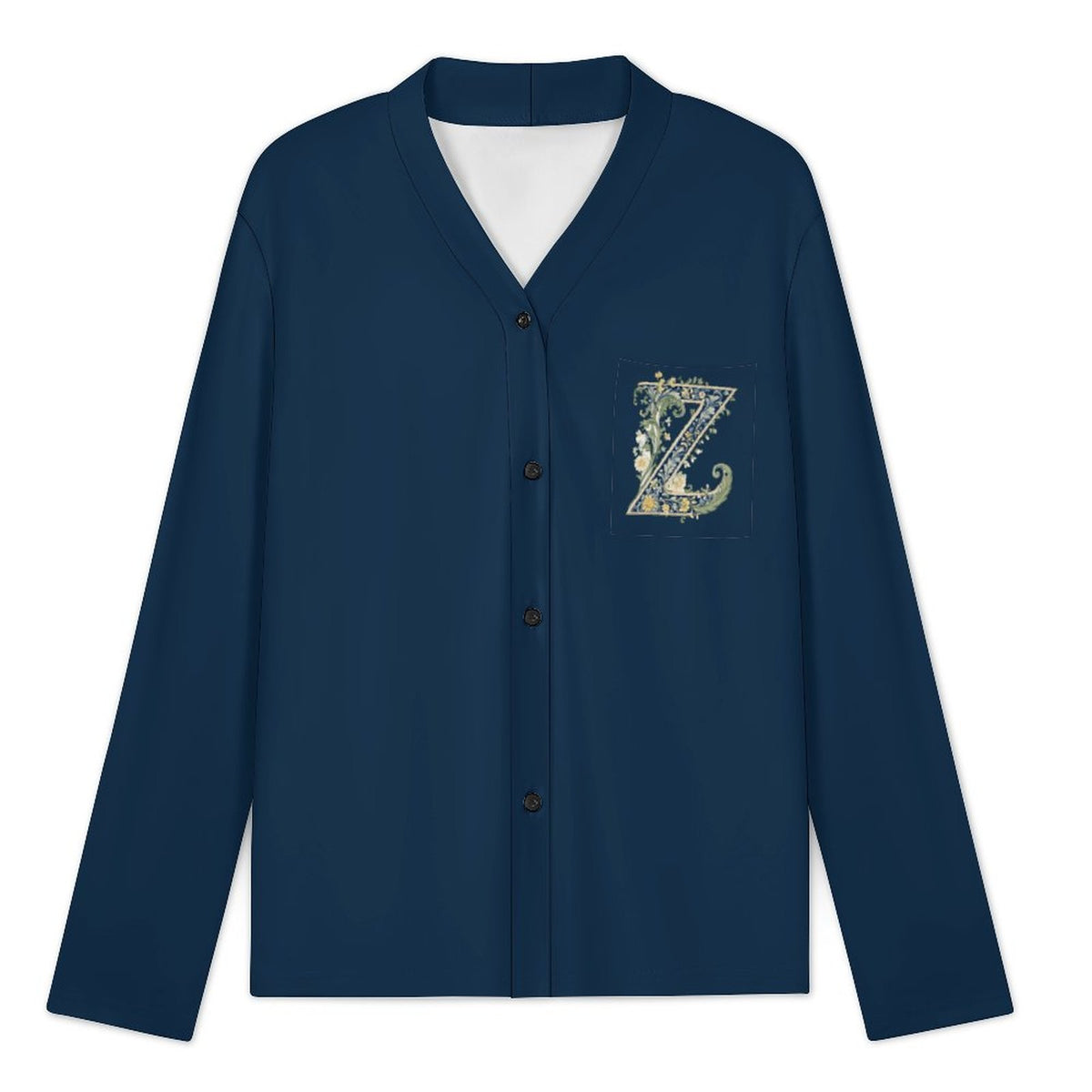 Comfy Women's V-Neck Pajama Set- Letter Z
