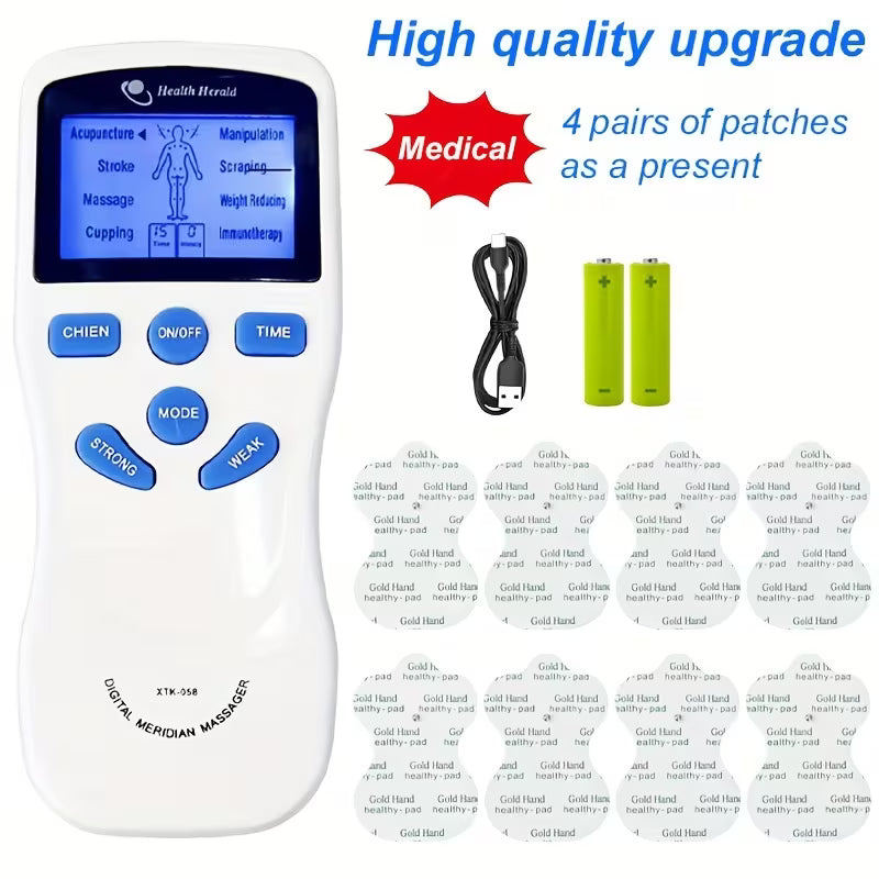 CESLIFF TENS + EMS Muscle Stimulator for Pain Relief — Eases Back, Neck, Arthritis And Foot Pain, Perfect for Post-Workout Muscle Recovery And Relaxation, The Ideal Choice for Home, Fitness Gear, Massage, And Devices!