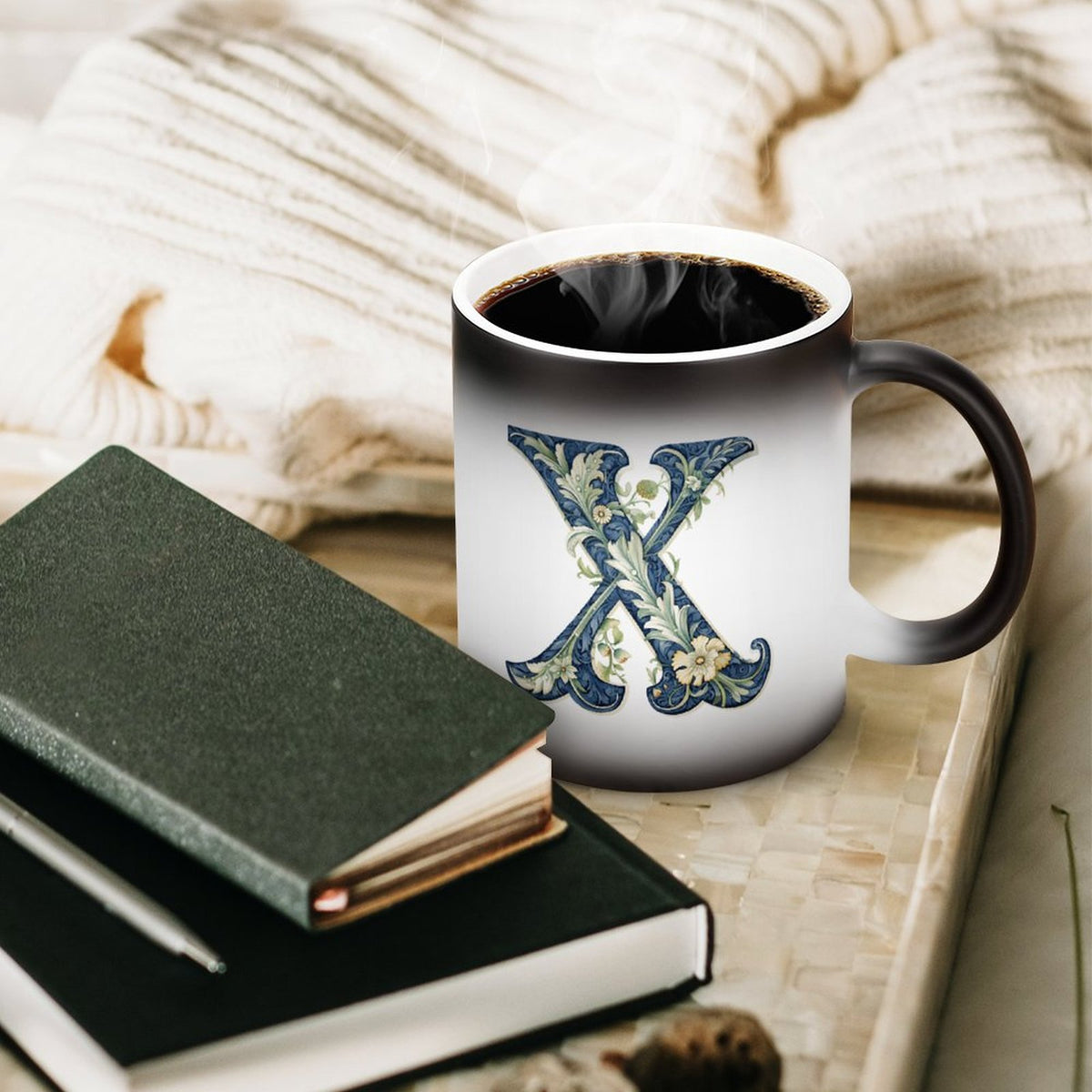 Color Change Mug - Letter X