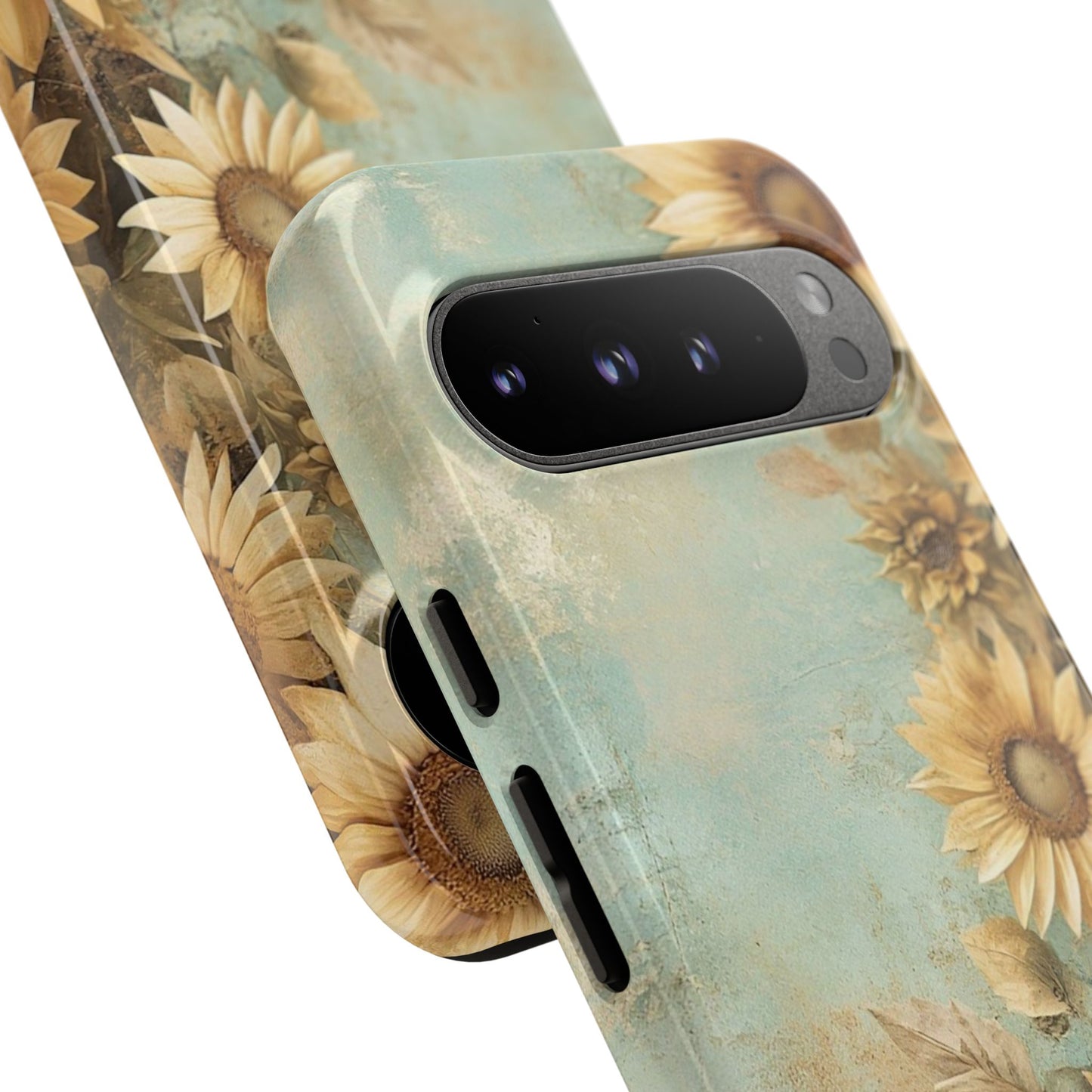 Sunflower Phone Case, Tough Shell Floral Cover, Nature Inspired Gift, Durable Protective Case, Perfect for Spring and Summer