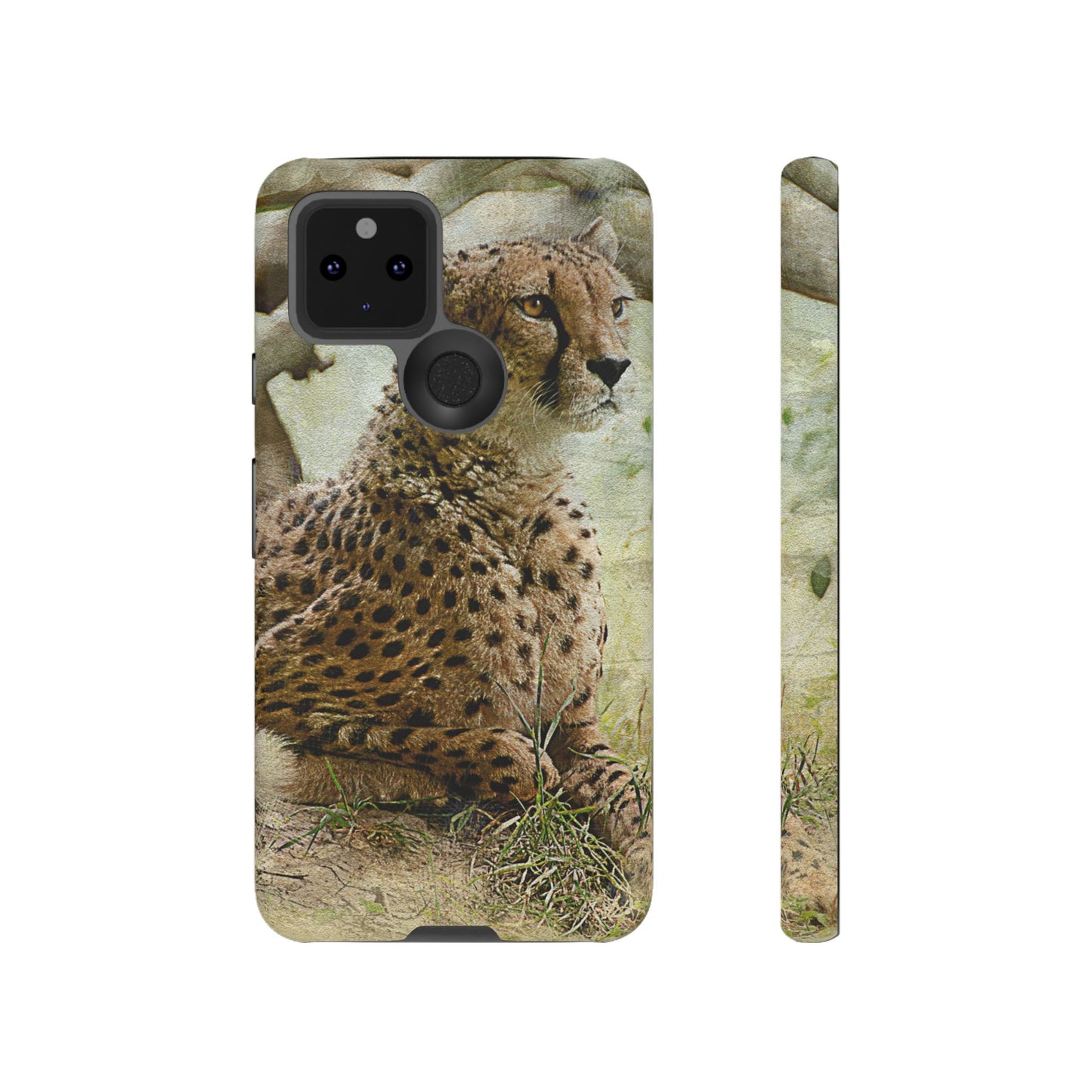 Cheetah Phone Case, Tough Cases, Animal Lover Gift, Wildlife Protection, Eco-Friendly Mobile Cover, Unique Phone Accessory