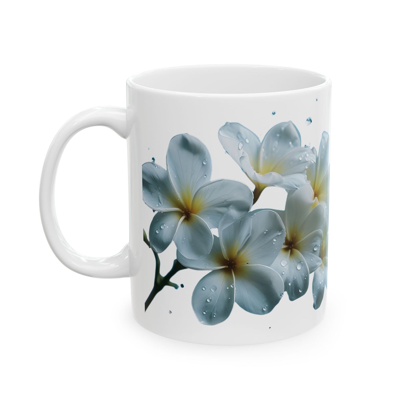 Elegant Floral Ceramic Mug
