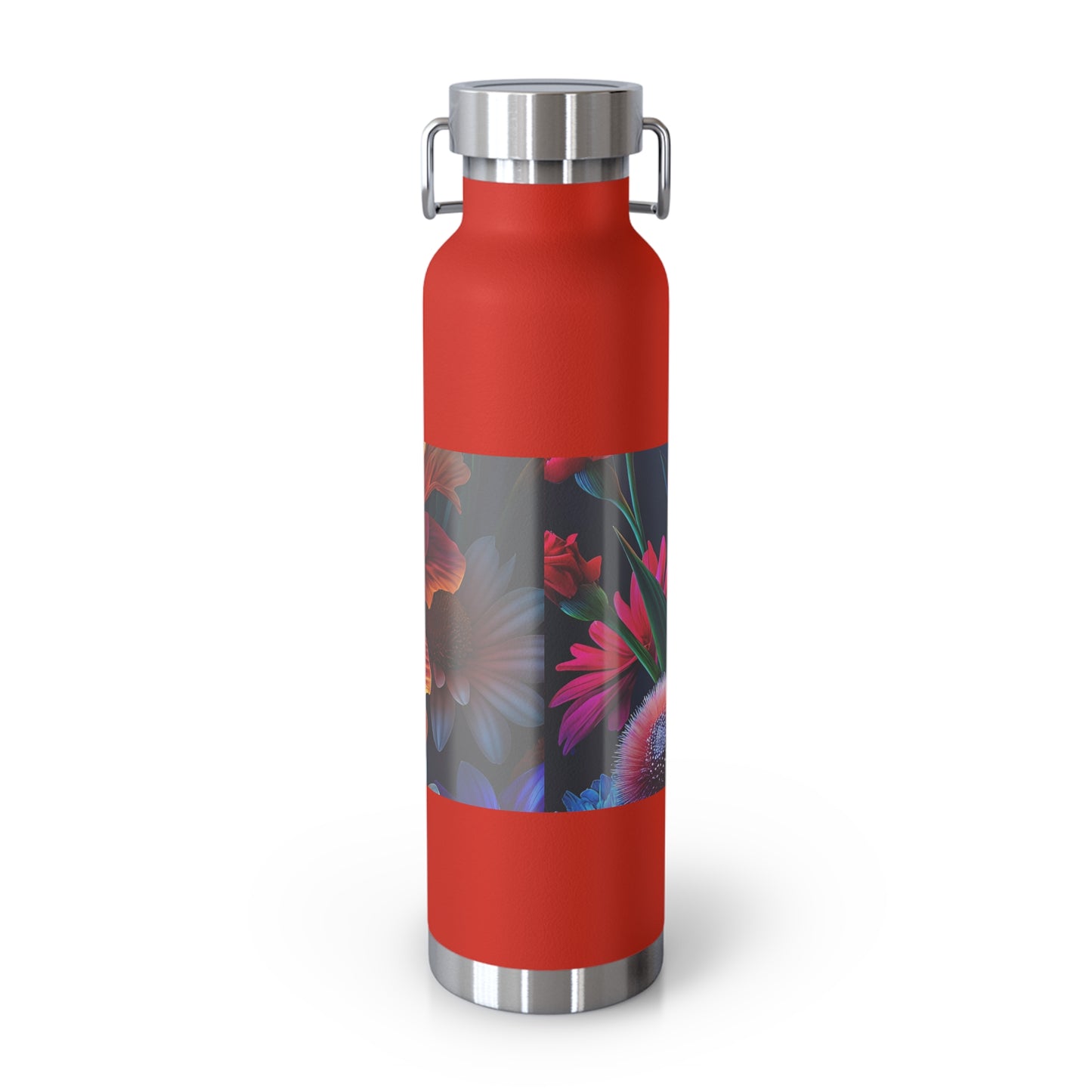 Astrological Copper Insulated Bottle, Cosmic Travel Mug, Horoscope Water Bottle, Starry Flask, Unique Gift for Astrology Lovers
