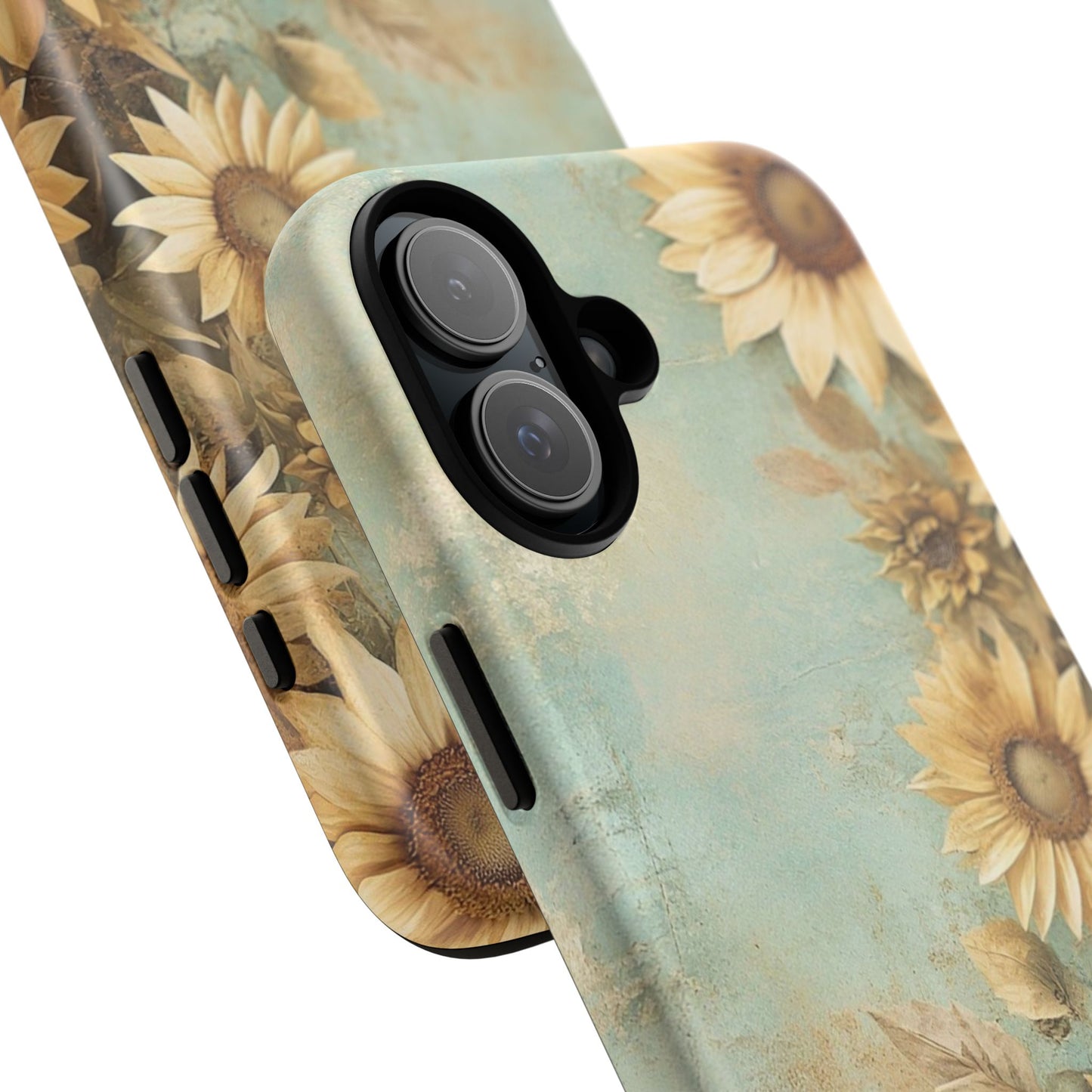 Sunflower Phone Case, Tough Shell Floral Cover, Nature Inspired Gift, Durable Protective Case, Perfect for Spring and Summer