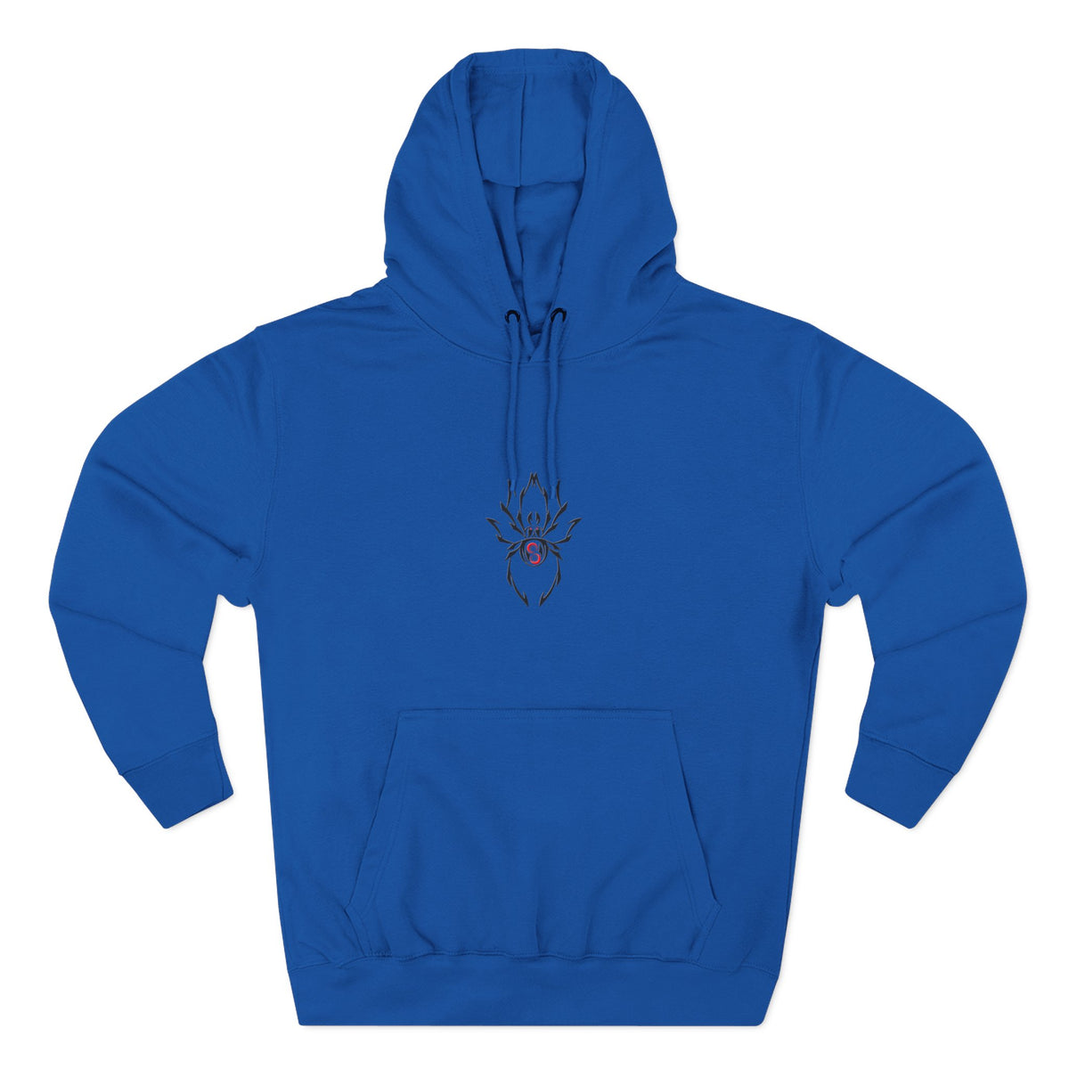 Cozy Spider Fleece Hoodie - Spooky Fashion, Unisex Casual Wear, Halloween Gift, Fall Fashion, Comfortable Layering