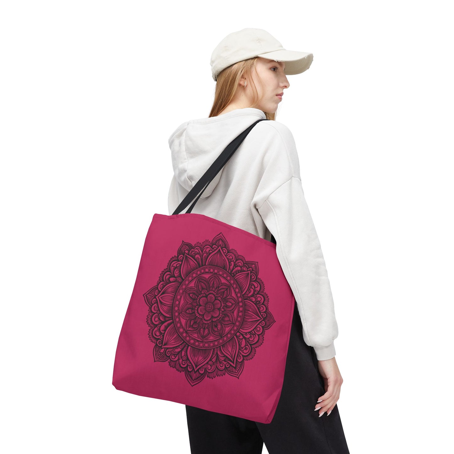 Mandala Tote Bag, Bohemian Style Bag, Eco-Friendly Shopping Bag, Gift for Her, Yoga Lover Tote