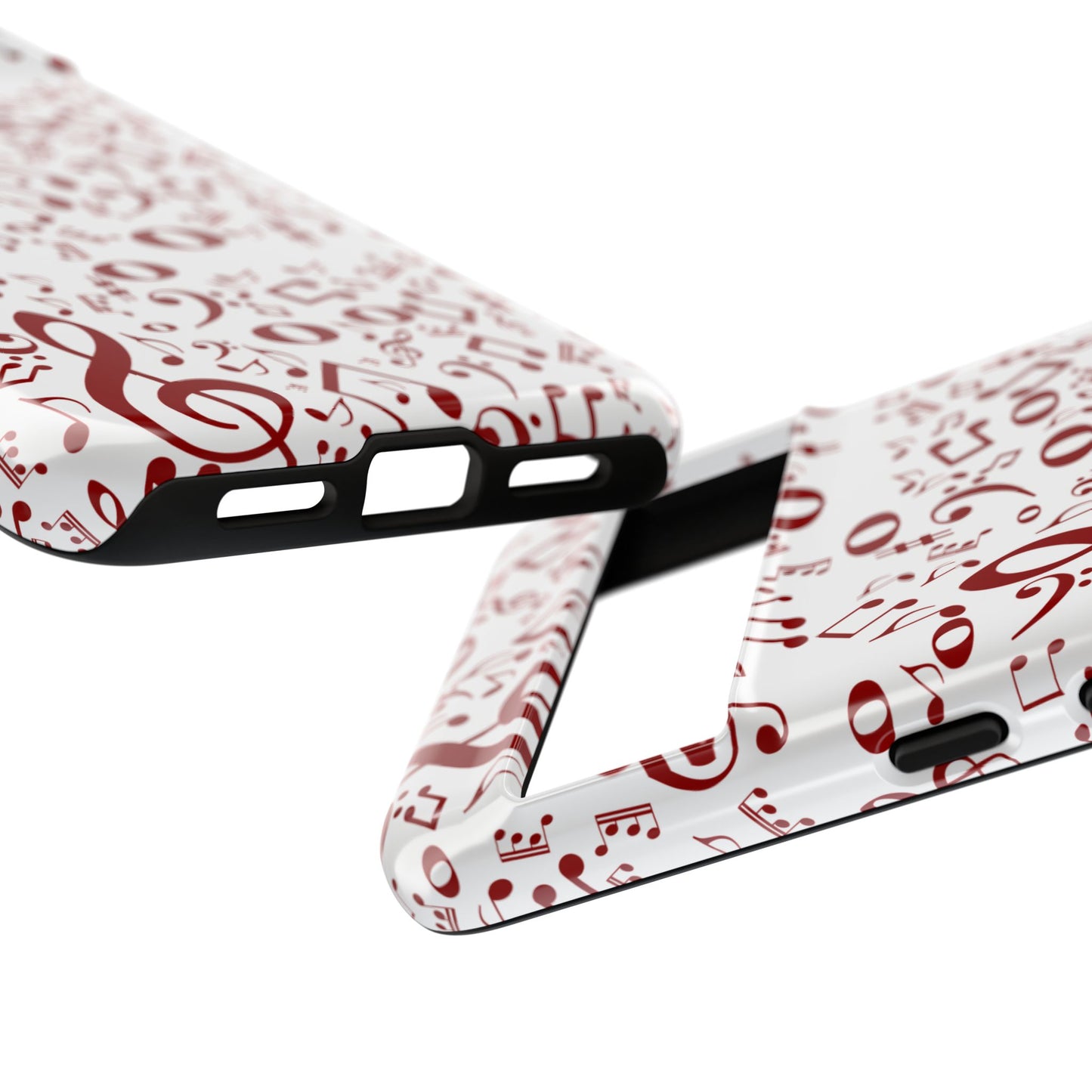 Musical Note Phone Case, Tough iPhone Cover, Gift for Musicians, Customizable, Music Lover's Accessory, Durable Phone Protection