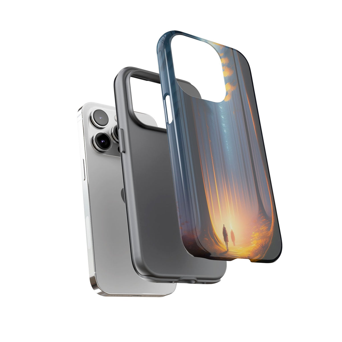 Phone Case — Mystical Forest Nightscape Protective Tough Case