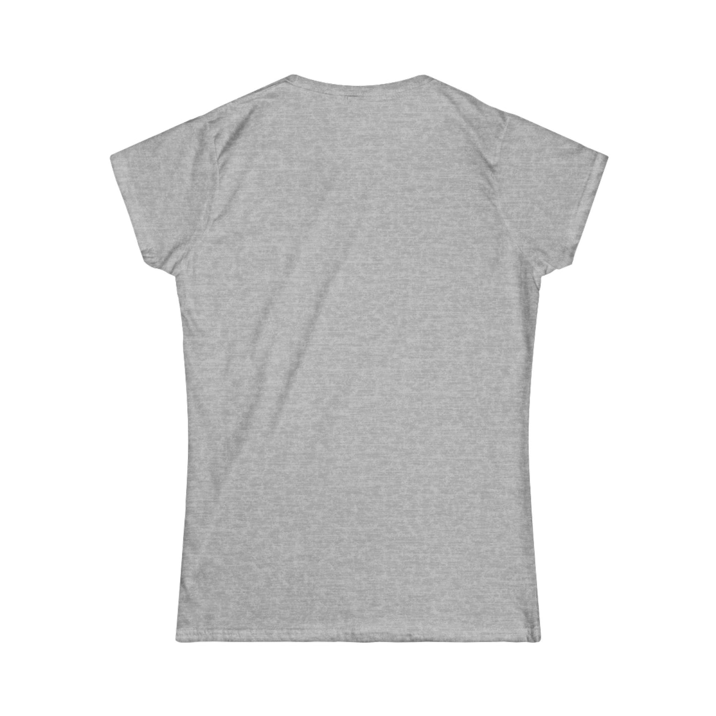 Smiley Face Women's Softstyle Tee, Casual T-Shirt, Happy Graphic Tee, Summer Shirt, Birthday Gift, Everyday Wear