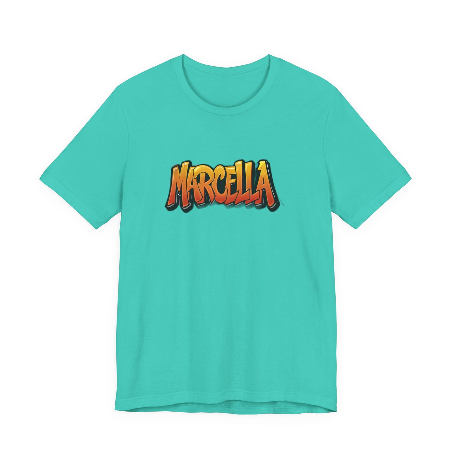 Marcella Graphic Tee, Unisex Short Sleeve Shirt for Casual Wear, Gift for Friends, Summer Outfit, Unique Name Shirt