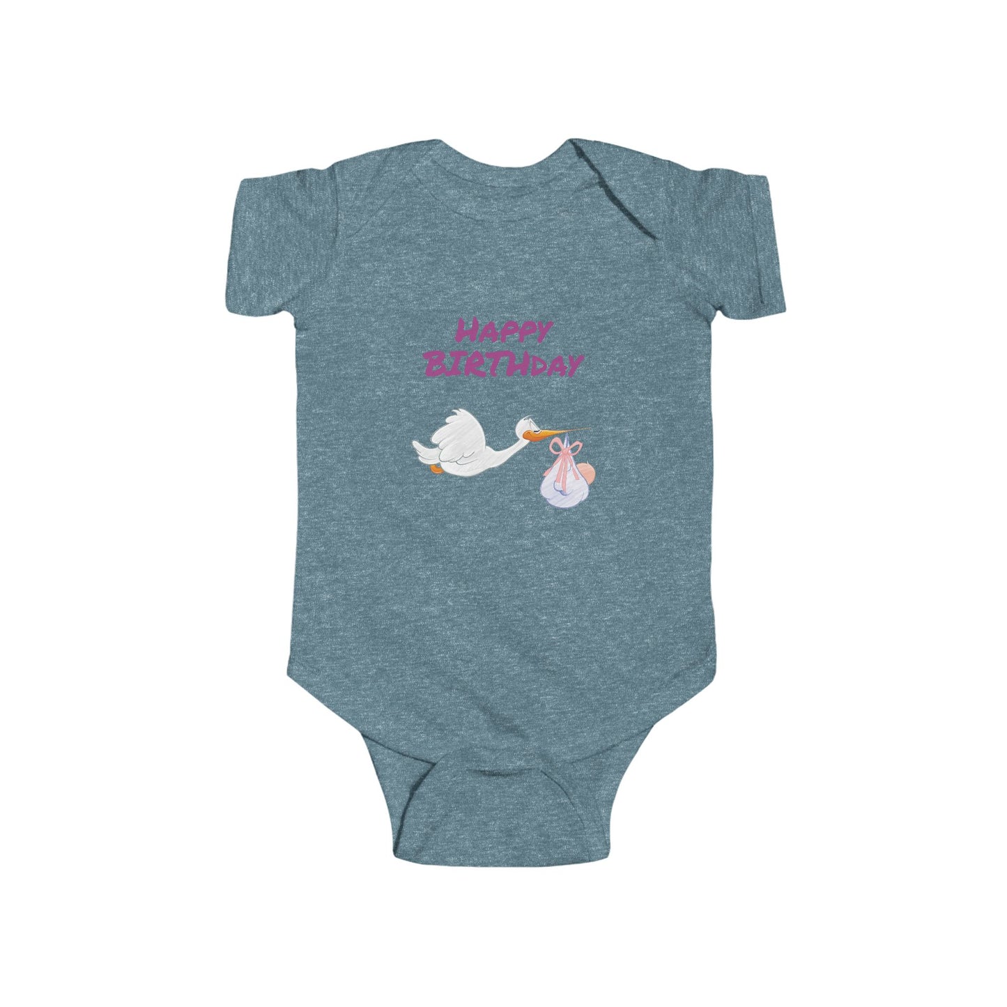 Happy Birthday Infant Bodysuit, Cute Baby Shower Gift