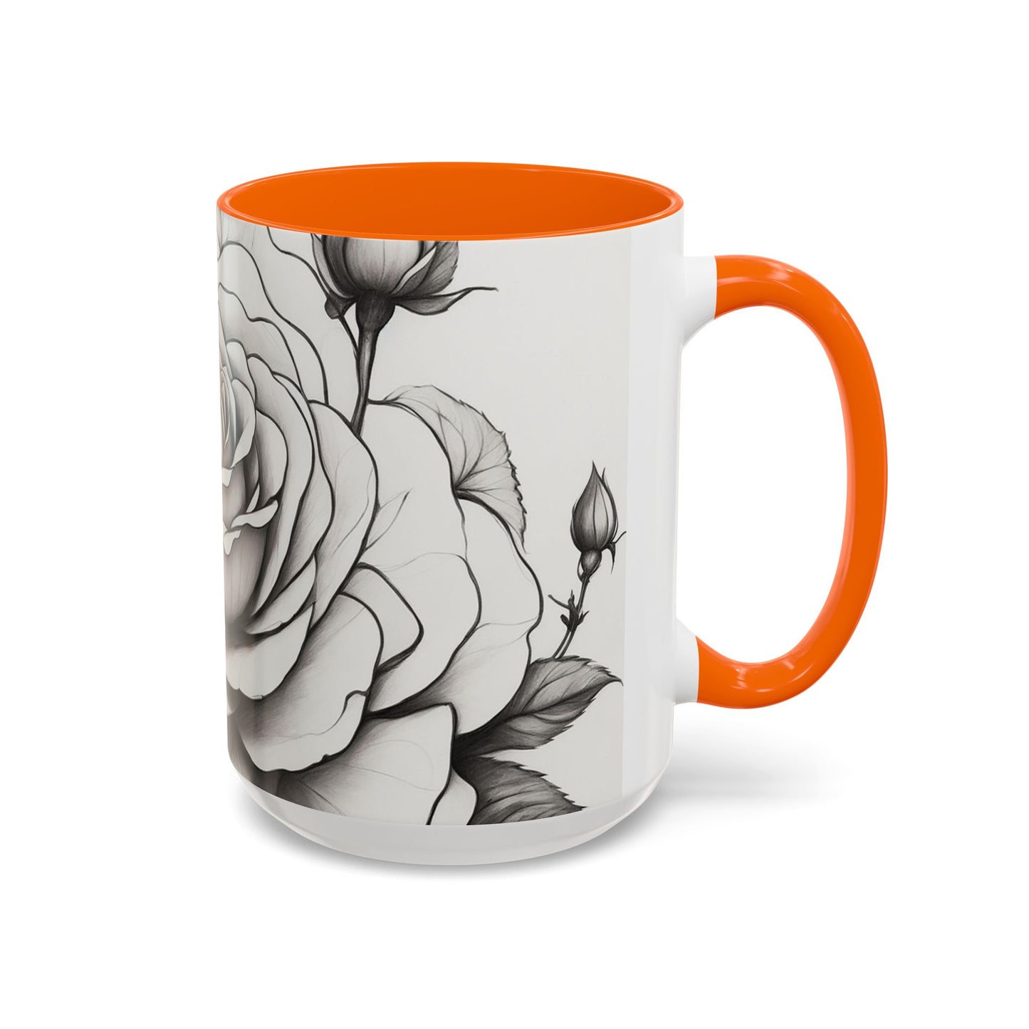 Elegant Floral Coffee Mug - Perfect Gift for Flower Lovers, Mother's Day, Birthdays, Home Decor, Office Use