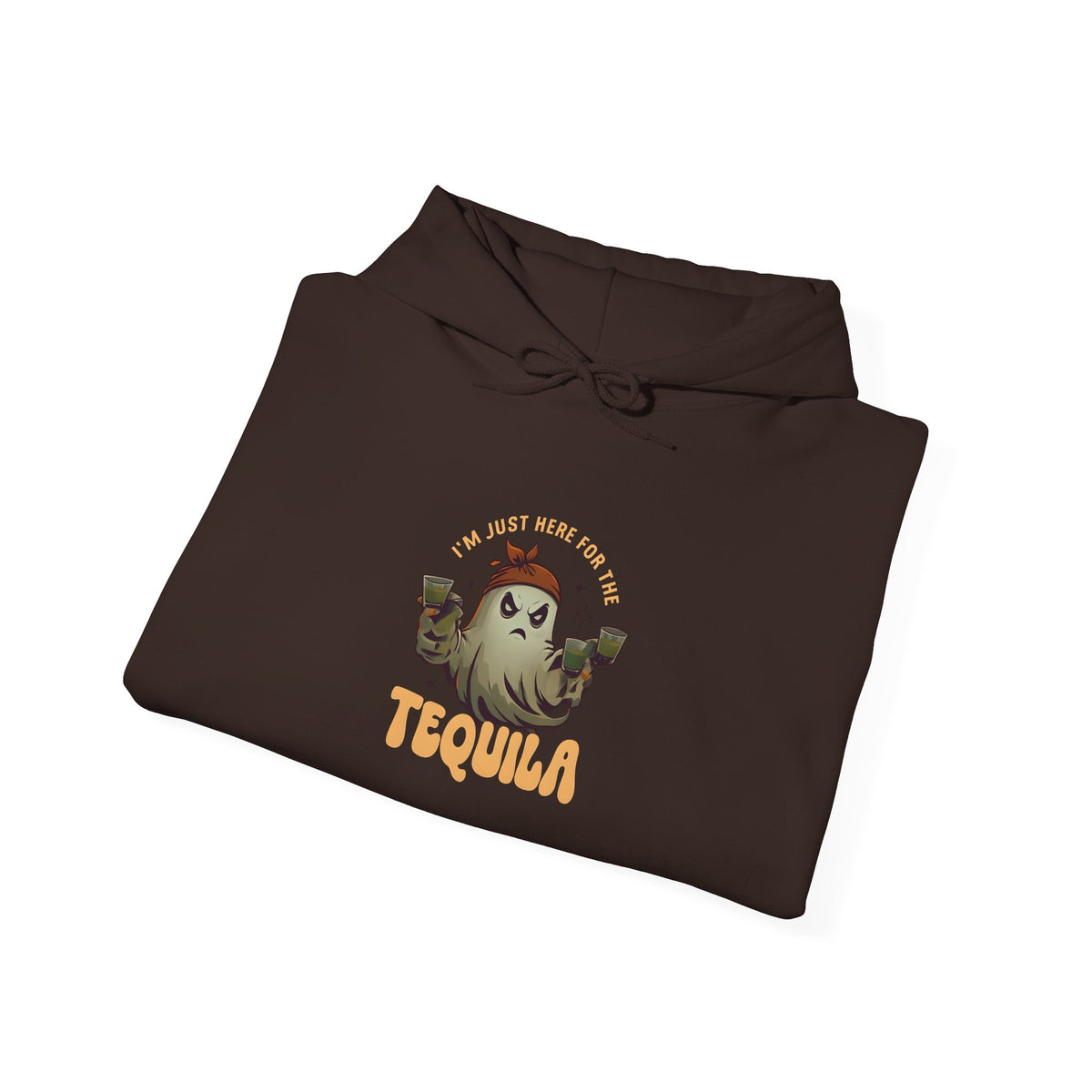 Unisex Heavy Blend™ Hooded Sweatshirt Only here for the Tequila