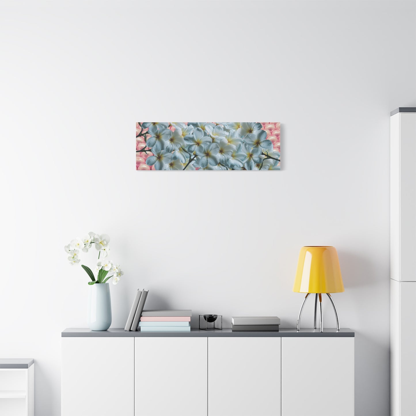 Floral Canvas Art Print - Elegant Home Decor, Botanical Wall Art, Gift for Her, Mother's Day Decoration, Vibrant Flower Artwork