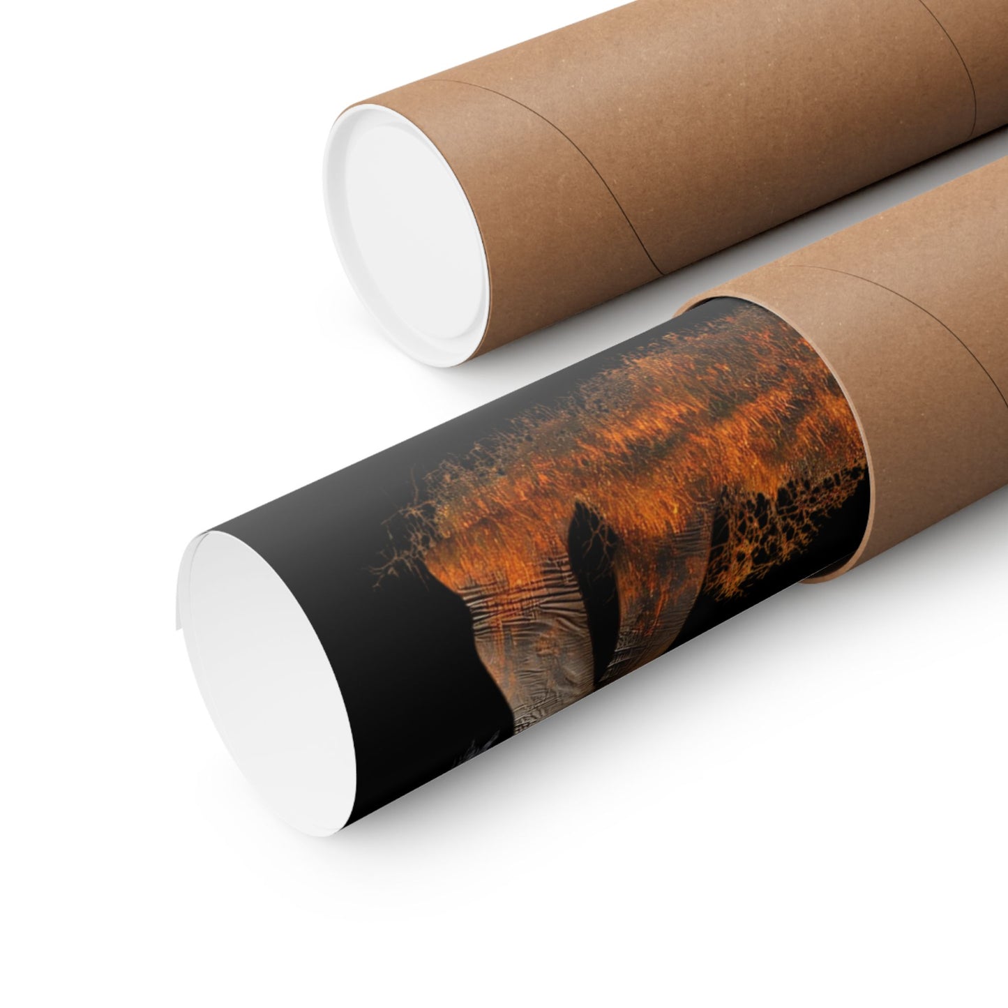 Elephant Sunset Matte Vertical Poster, Wall Art Decor, Animal Lovers Art, Gift for Nature Enthusiasts, Home Decoration