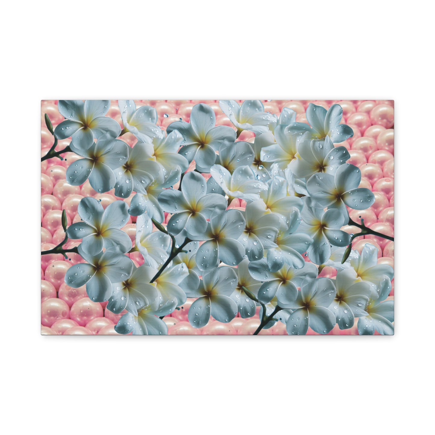 Floral Canvas Art Print - Elegant Home Decor, Botanical Wall Art, Gift for Her, Mother's Day Decoration, Vibrant Flower Artwork