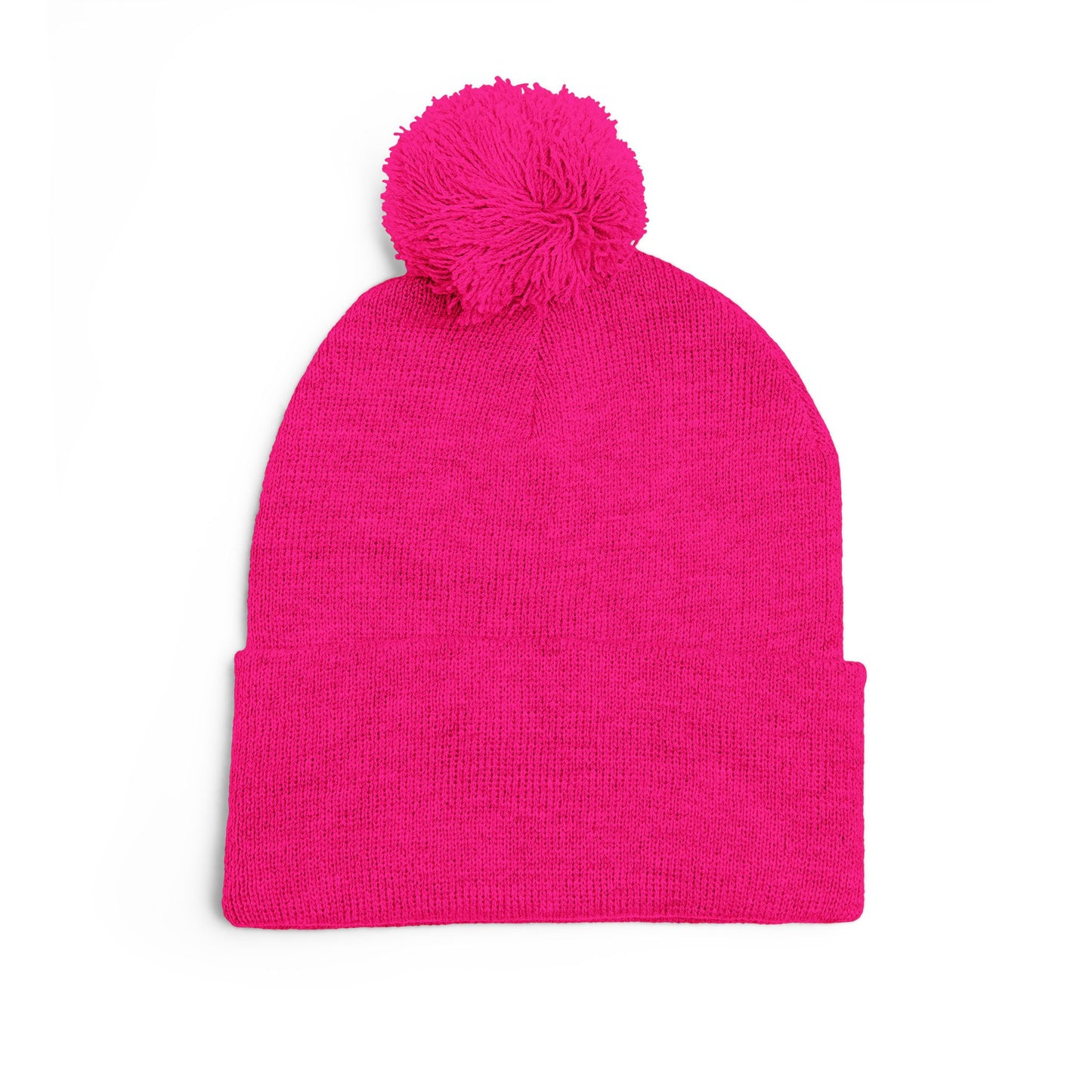Cozy Pom-Pom Knit Cap, Winter Beanie, Embroidered Hat, Gift for Him/Her, Stylish Knitwear, Cold Weather Accessory