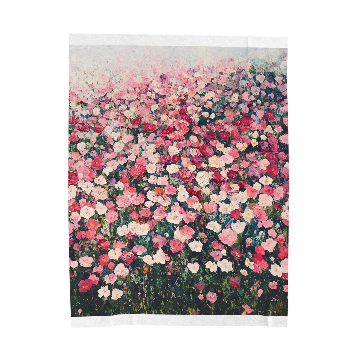Floral Velveteen Plush Blanket, Cozy Home Decor, Gift for Her, Birthday Present, Ideal for Relaxing and Snuggling