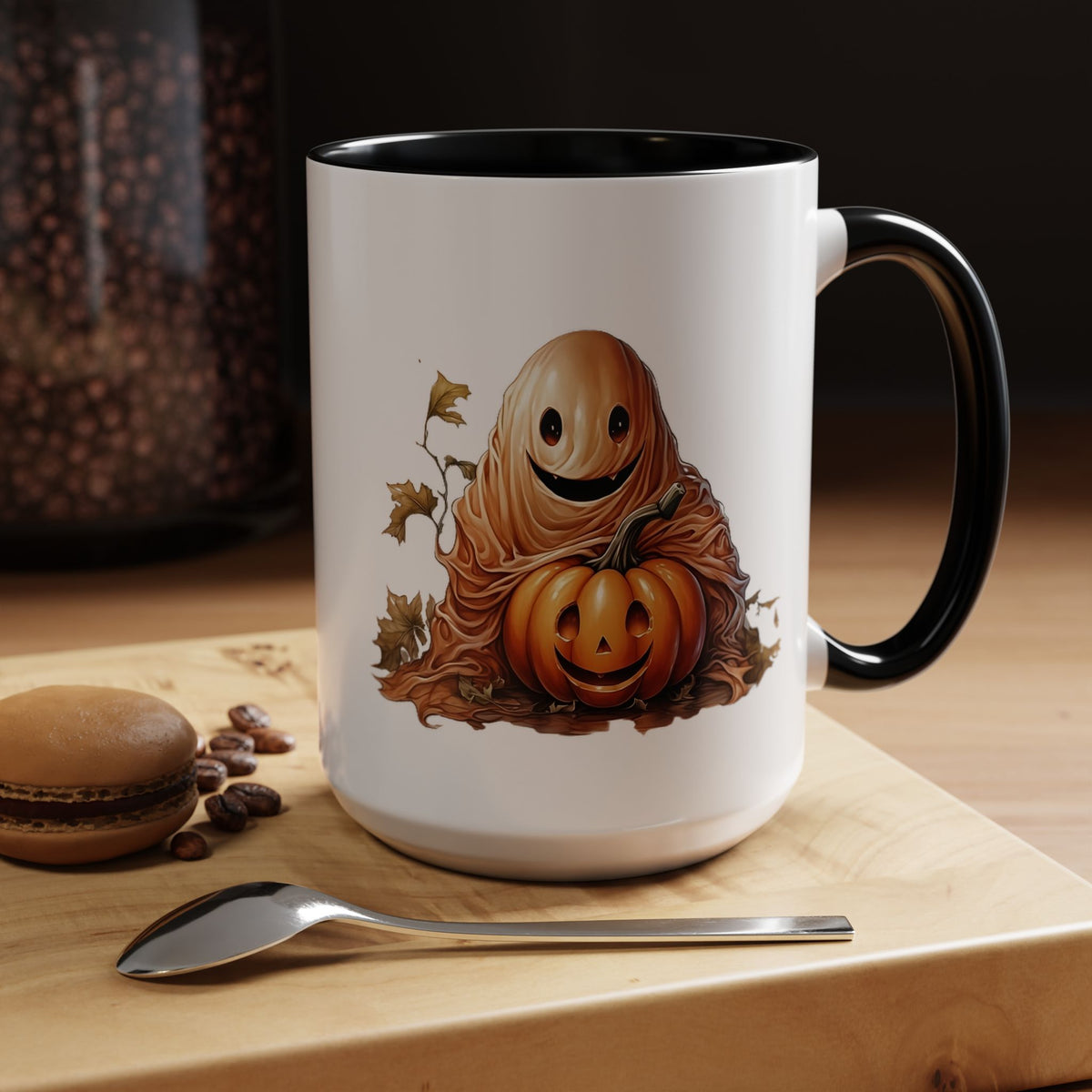 Whimsical Halloween Coffee Mug | Pumpkin-Inspired Drinkware, Cute Fall Decor, Gift for Pumpkin Lovers, Cozy Autumn Vibe