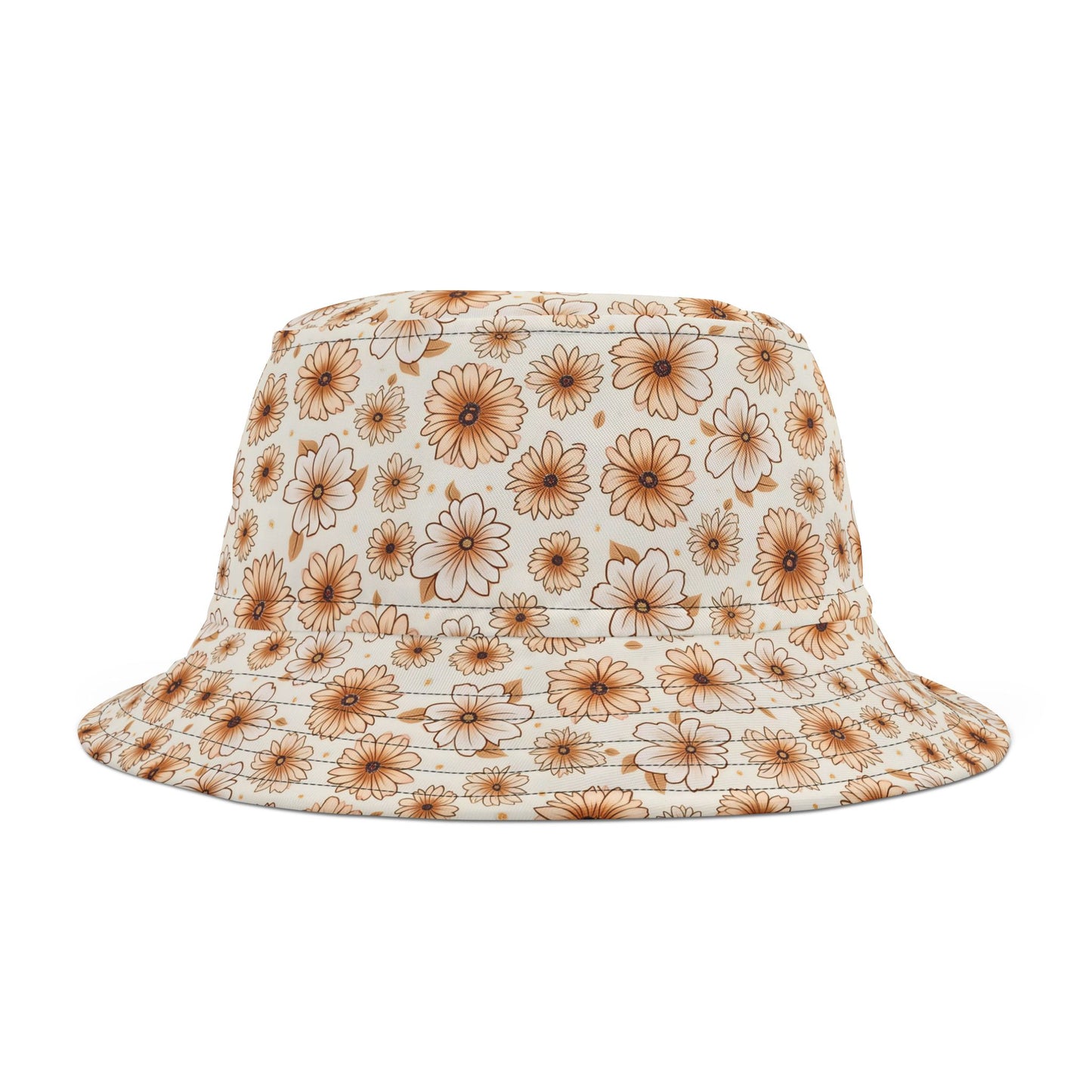 Floral Bucket Hat - Boho Sun Hat, Summer Accessories, Festival Fashion, Mothers Day Gift, Outdoor Style