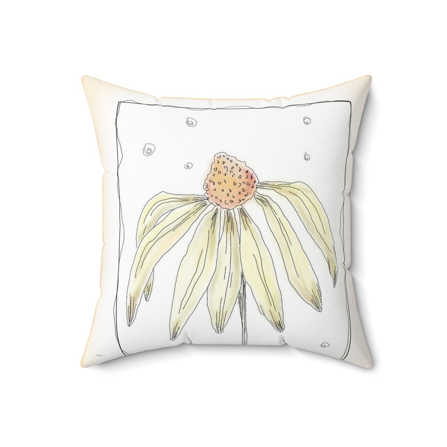 Spun Polyester Square Pillow