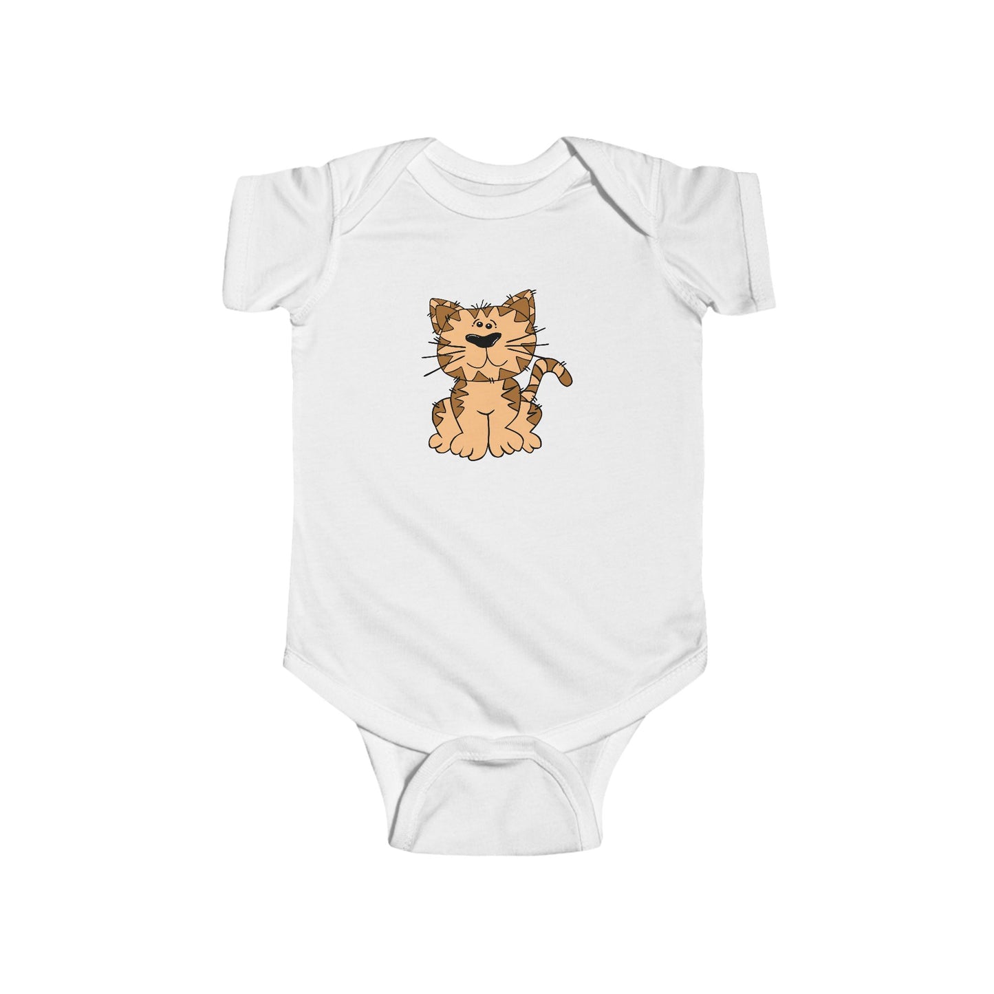Cute Cat Infant Bodysuit for Baby, Newborn Gift, Funny Baby Onesie, Kitten Graphic Tee, Adorable Toddler Apparel