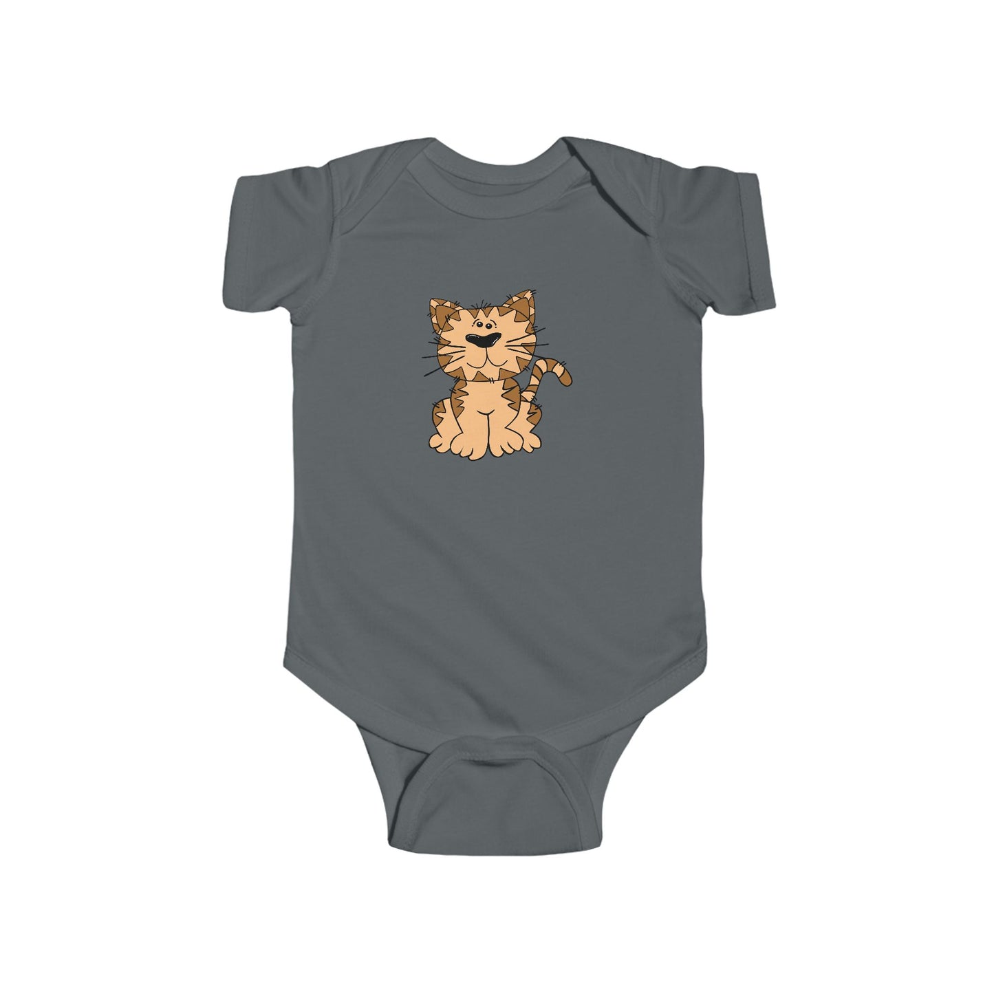 Cute Cat Infant Bodysuit for Baby, Newborn Gift, Funny Baby Onesie, Kitten Graphic Tee, Adorable Toddler Apparel