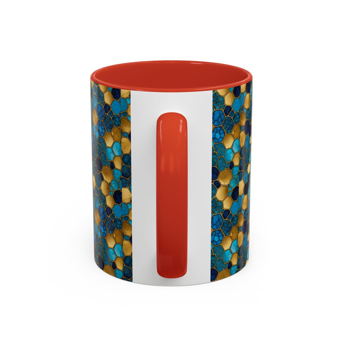 Textured Geometric Accent Coffee Mug, Unique Coffee Cup, Home Decor, Gift for Coffee Lovers, Modern Kitchenware