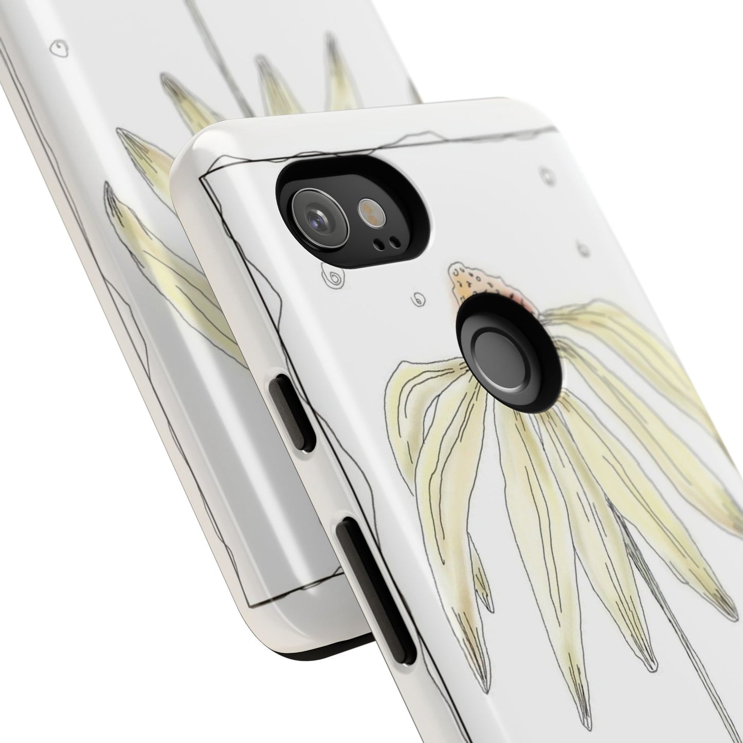 Flower Phone Case with Delicate Design, Tough Phone Cover, Nature Lover Gift, Floral Tech Accessory, Stylish Phone Protection