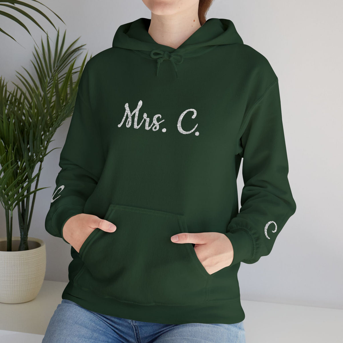 Personalized Hooded Sweatshirt, Gift for Teachers, Proud Teacher Apparel, Birthday Gift, Customized Sweatshirt