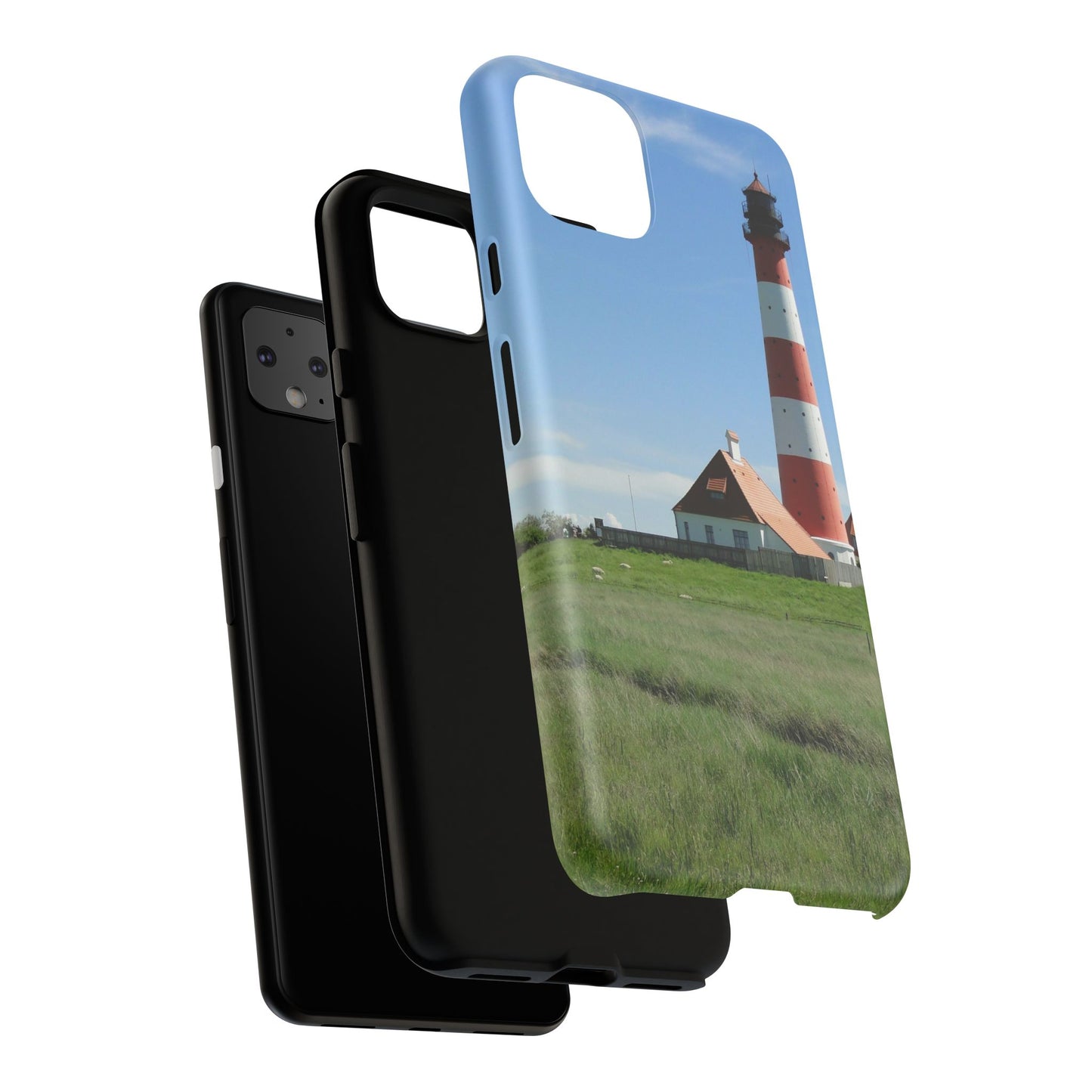 Lighthouse Phone Case - Coastal Vibes, Nautical Gift, Ocean Lover Accessory, Beach Aesthetic, Customizable Design