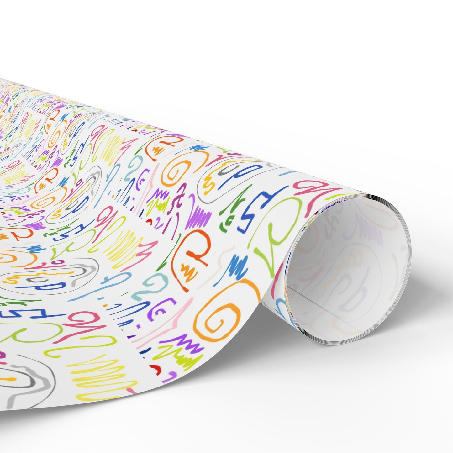 Colorful Artistic Wrapping Paper | Gift Wrap for Birthdays, Holidays, Parties, DIY Projects, Events