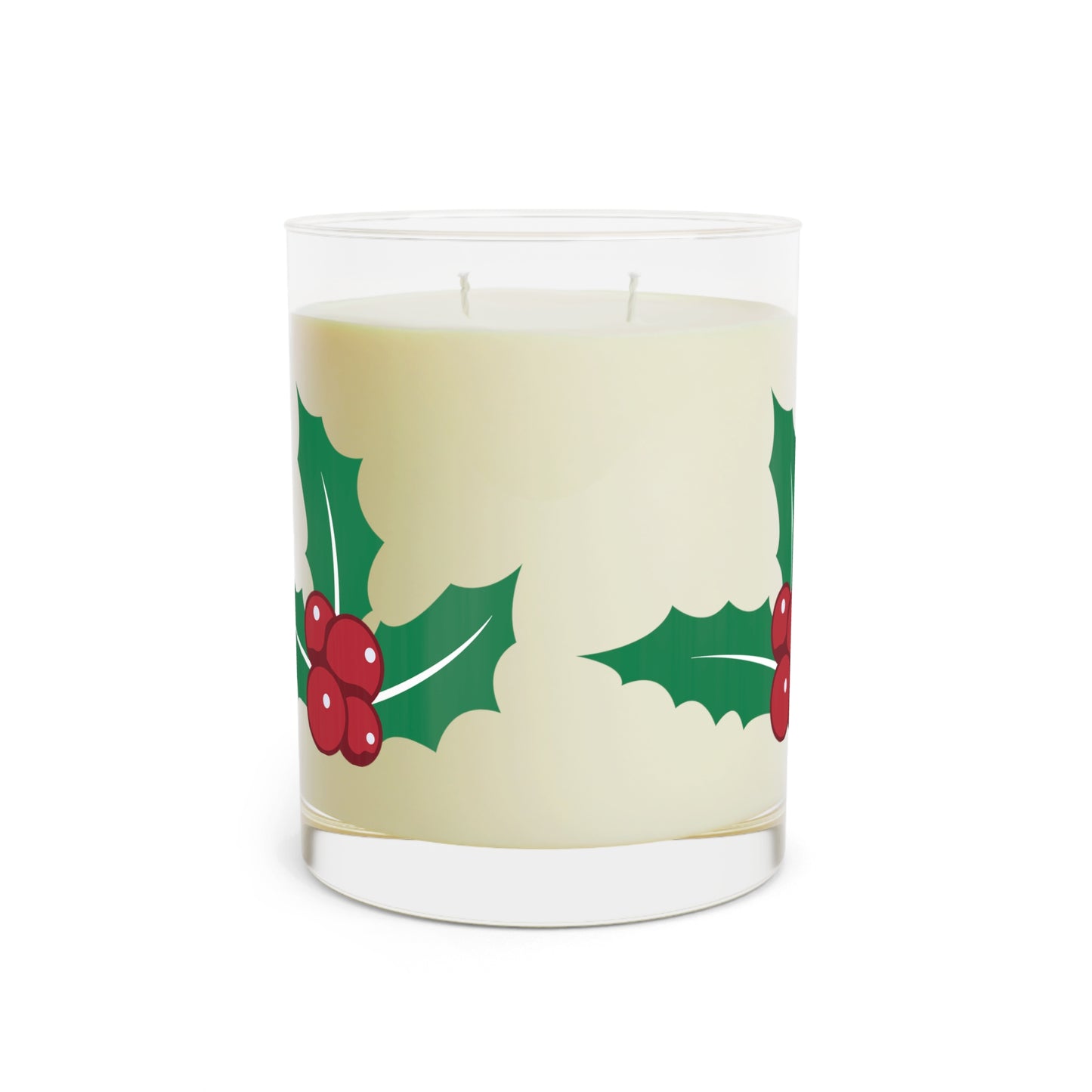 Holiday Scented Candle - Festive Glass, 11oz | Christmas Decor, Aromatherapy Gift, Home Fragrance, Seasonal Decoration, Relaxation