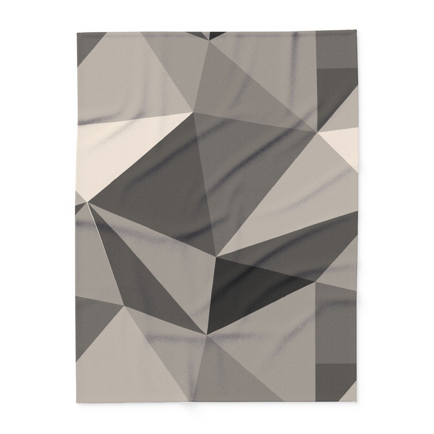 Modern Geometric Arctic Fleece Blanket, Cozy Throw Blanket, Home Decor, Gifts for Her, Minimalist Blanket, Warm Sofa Accessory