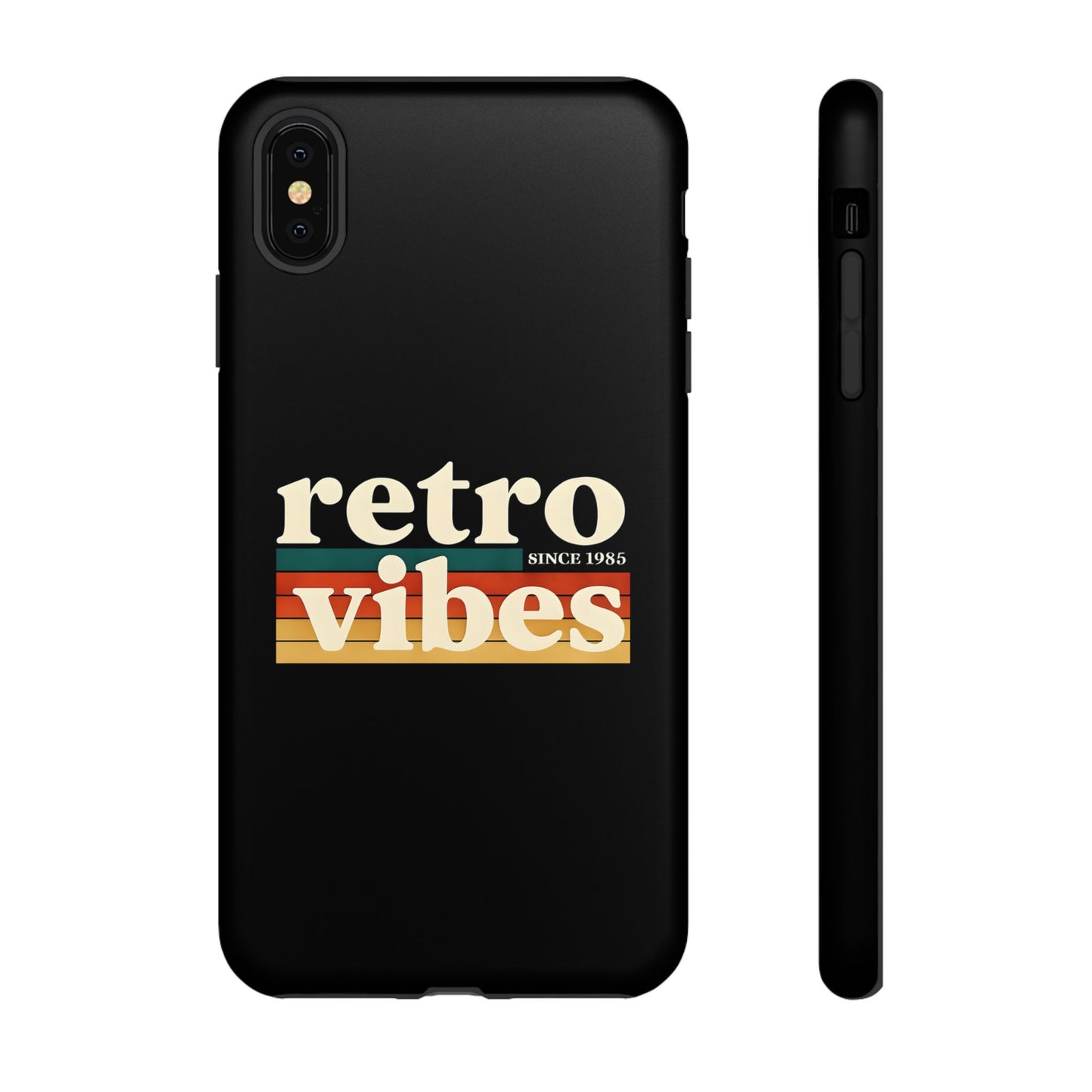 Retro Vibes Phone Case, Tough Phone Cover, Vintage Style Case, Gift for Music Lovers, Retro Aesthetic Accessory