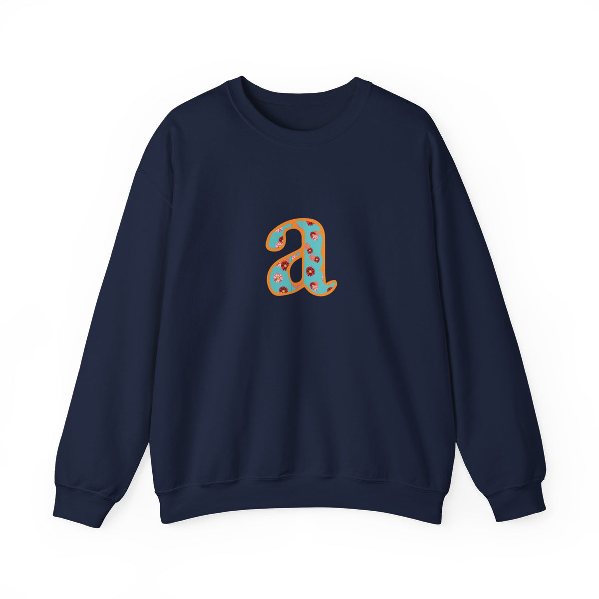 Personalized Initial Sweatshirt, Cozy Unisex Crewneck, Custom Gift for Her, Monogrammed Apparel, Perfect for Birthdays and Holidays