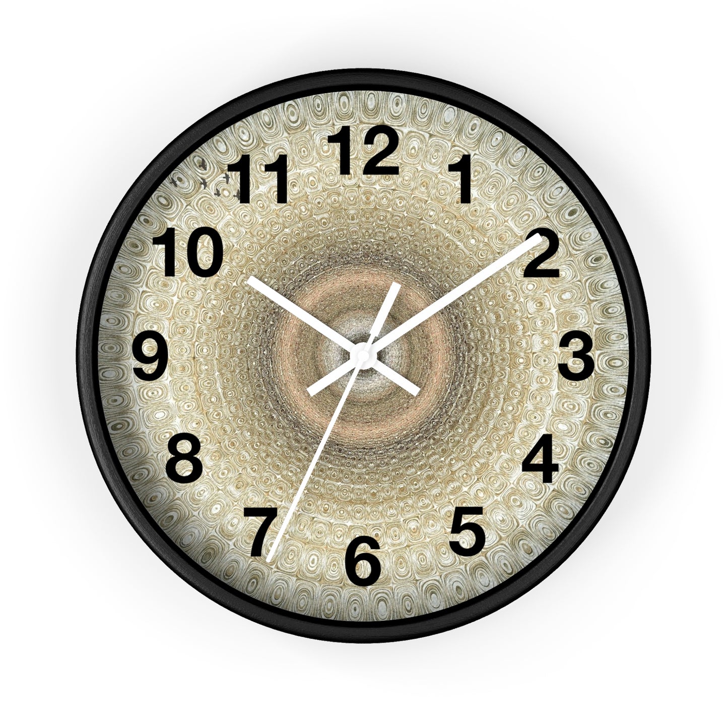 Elegant Textured Wall Clock, Modern Home Decor, Unique Gift for Housewarming, Minimalist Style, Timeless Design, Wall Art