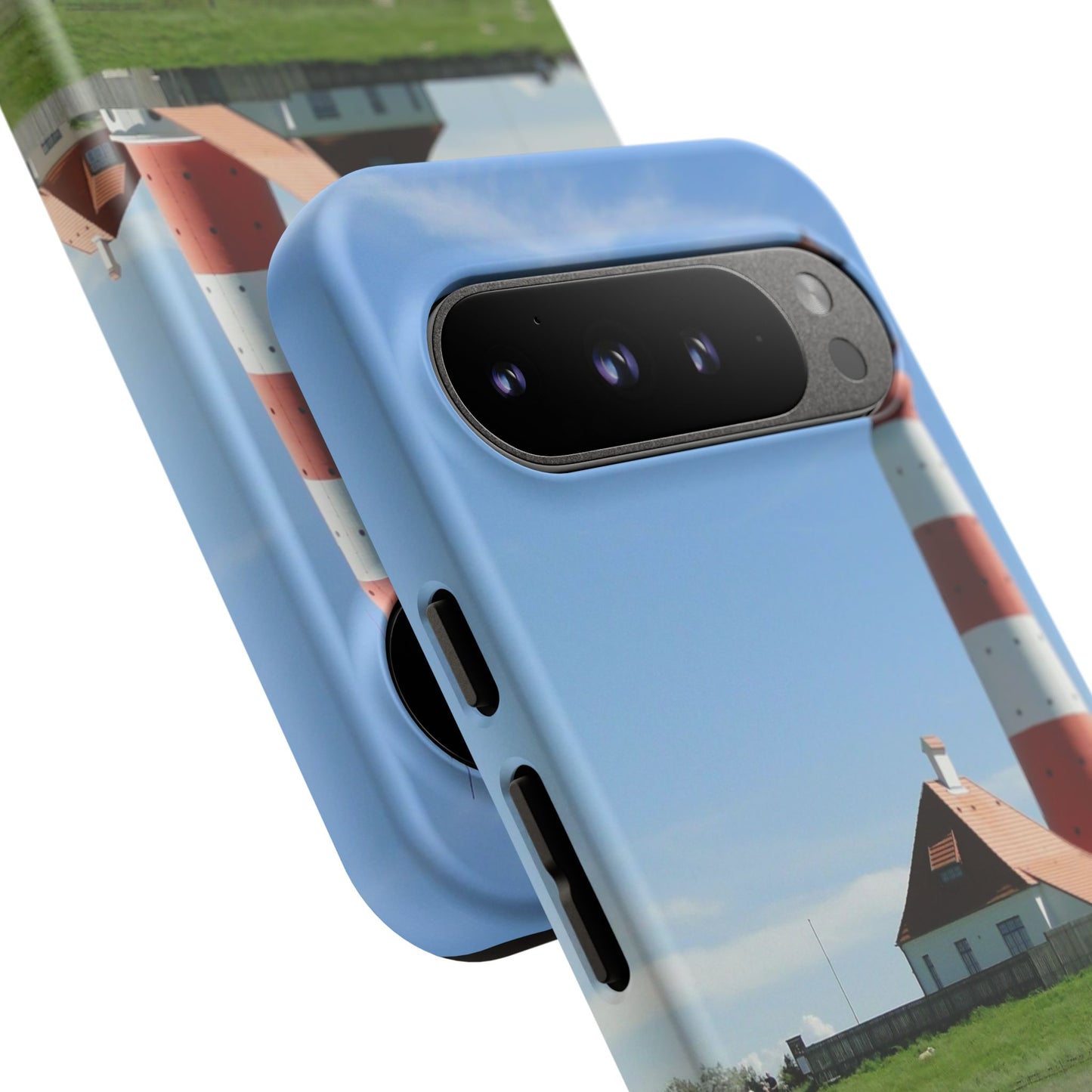Lighthouse Phone Case - Coastal Vibes, Nautical Gift, Ocean Lover Accessory, Beach Aesthetic, Customizable Design