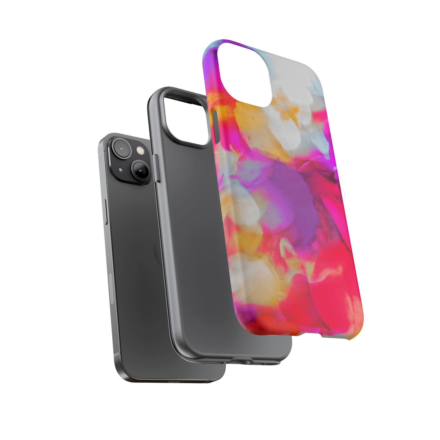 Floral Phone Case: Stylish Art for Your Device, Tough Cases, Gift for Her, Flower Print, Trendy Accessories, Phone Protection