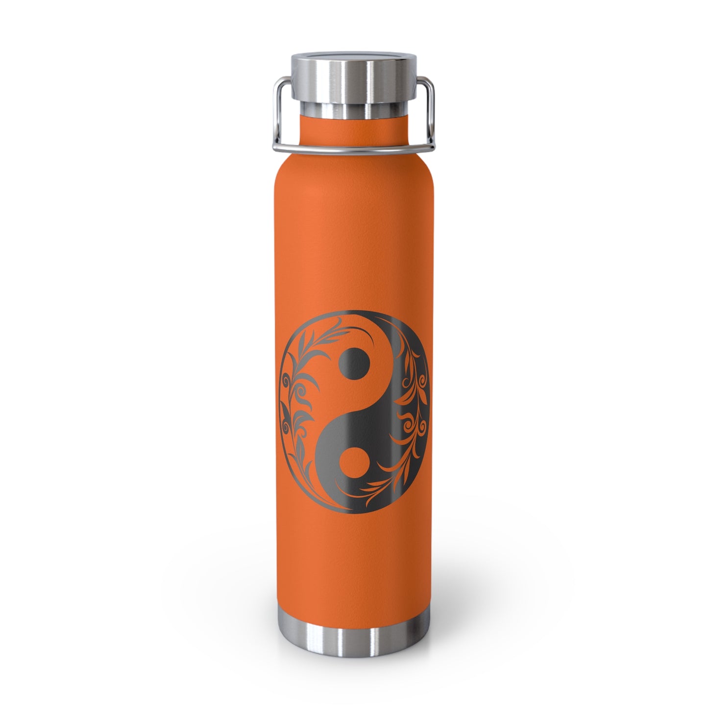 Yin Yang Insulated Water Bottle - 22oz, Stainless Steel Travel Flask, Eco-Friendly Hydration, Motivational Gift, Yoga Accessory