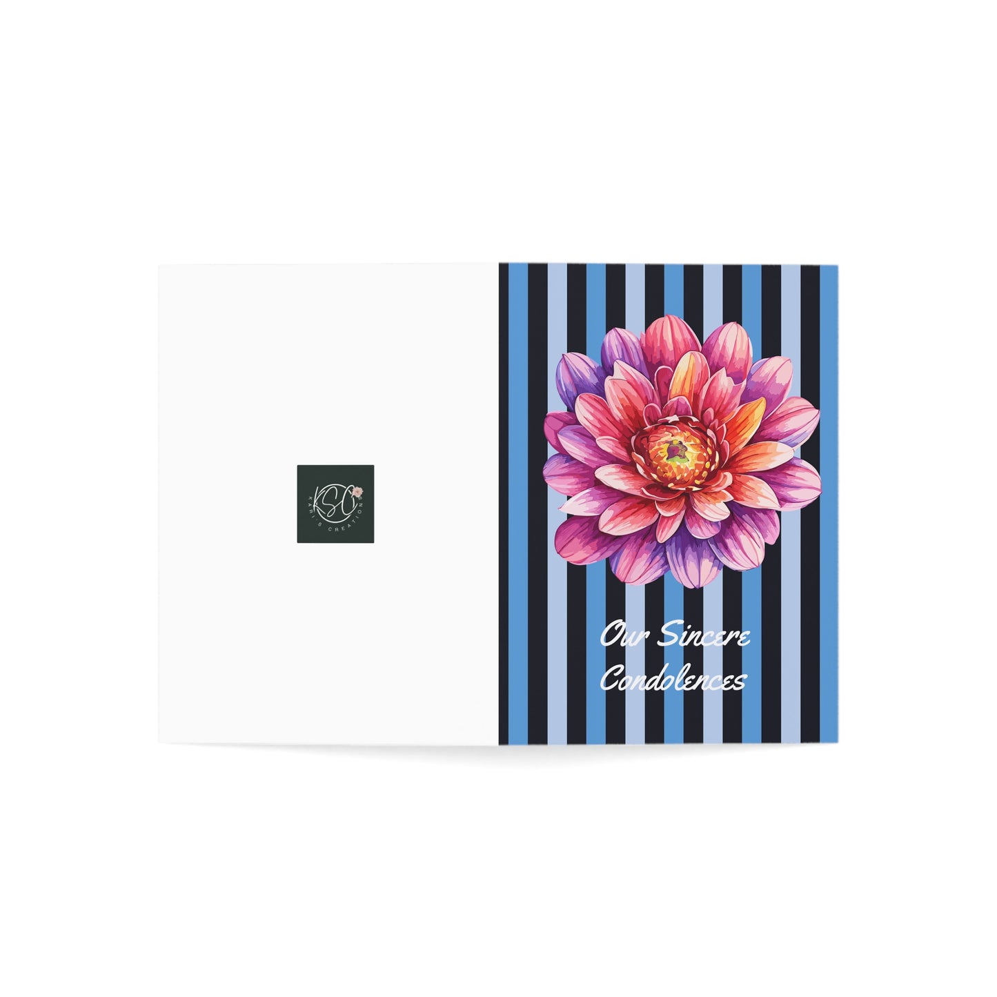 Elegant Floral Sympathy Cards Set - Perfect for Birthdays, Anniversaries, Thank You Notes, 1, 10, 30, 50pcs