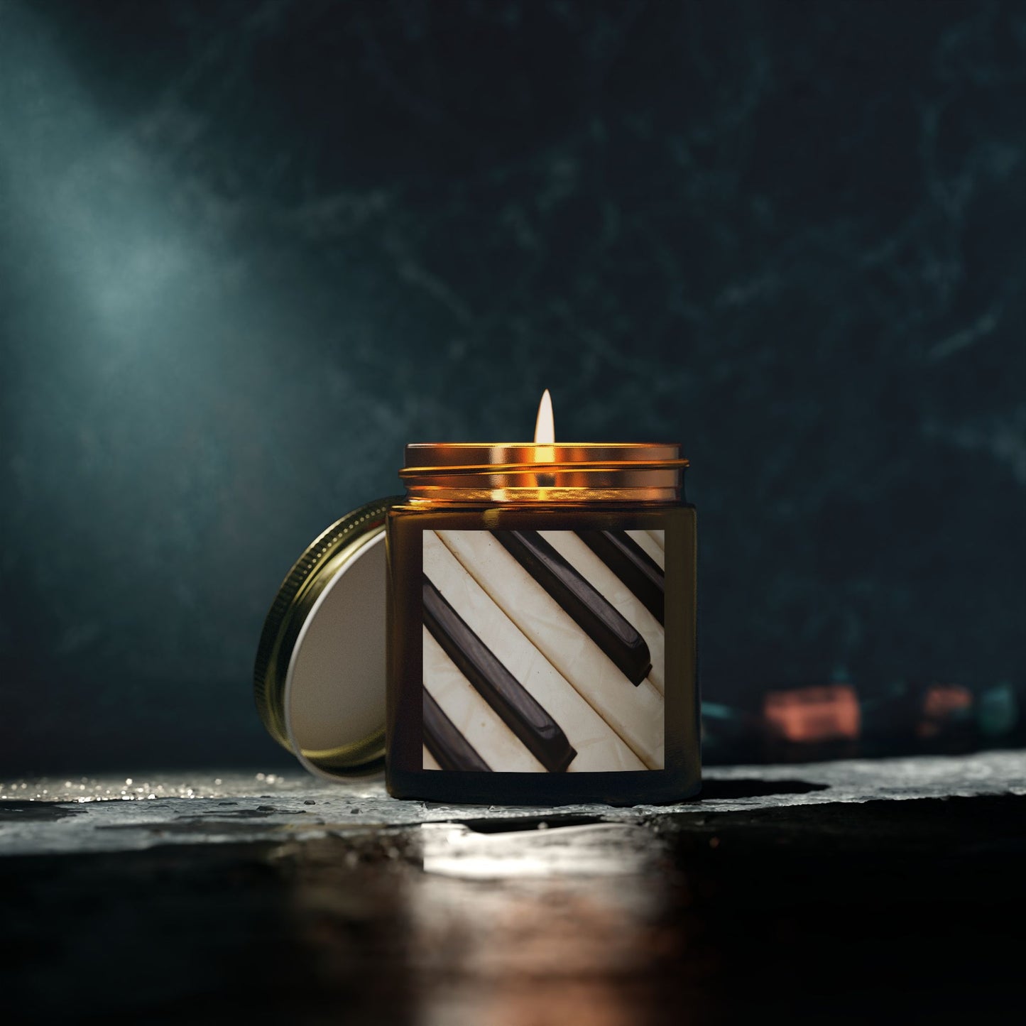 Piano Keys Scented Candles - Aromatic Bliss for Music Lovers, Relaxation, Home Decor, Gift for Musicians, Cozy Atmosphere
