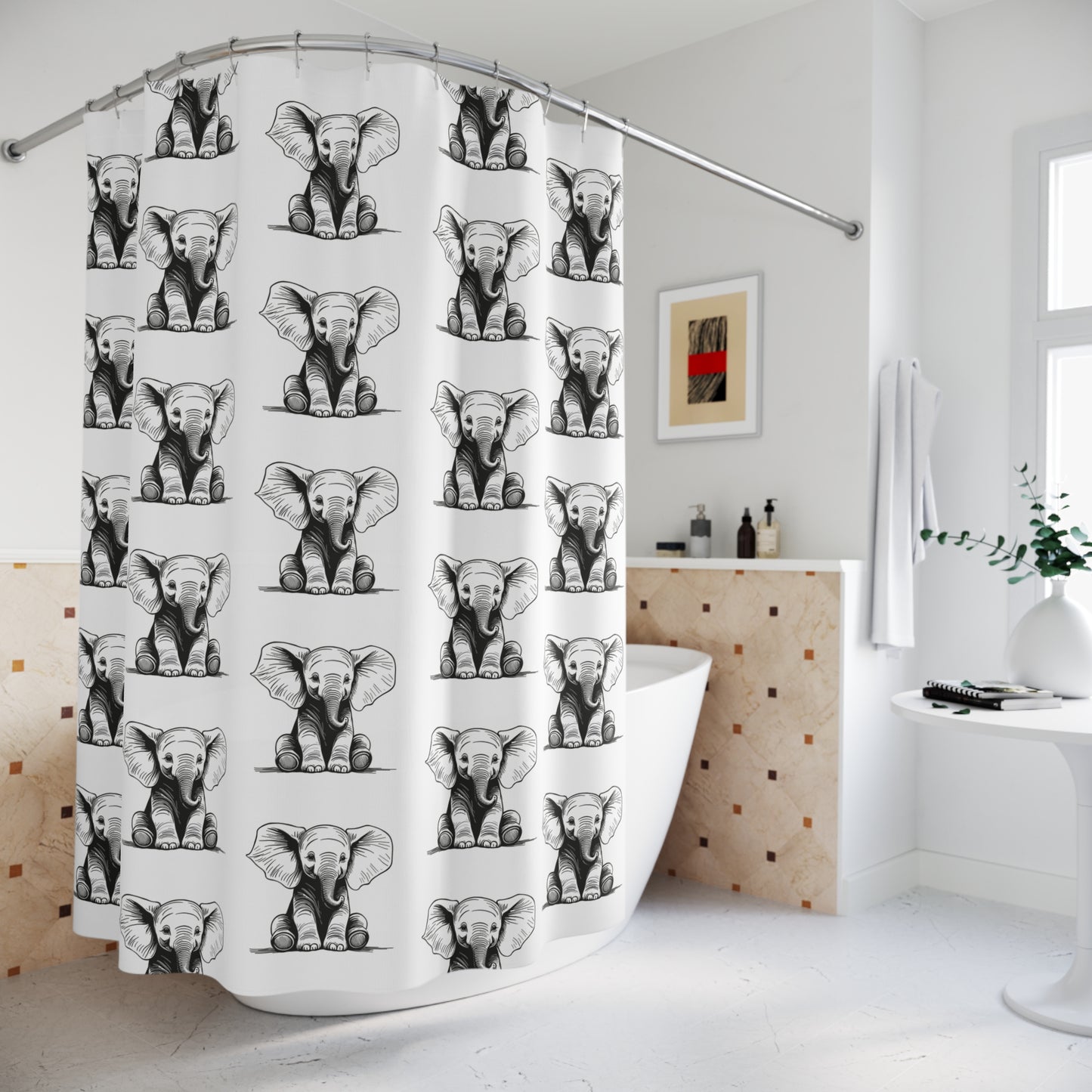 Shower Curtains elephant
