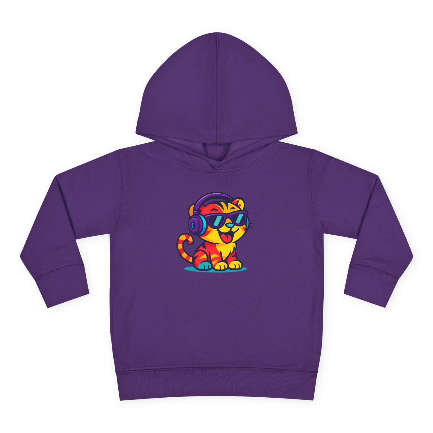 Colorful Tiger Hoodie for Toddlers | Fun Pullover for Kids, Cute Toddler Apparel, Kids' Gift, Birthday Present, Playtime Wear