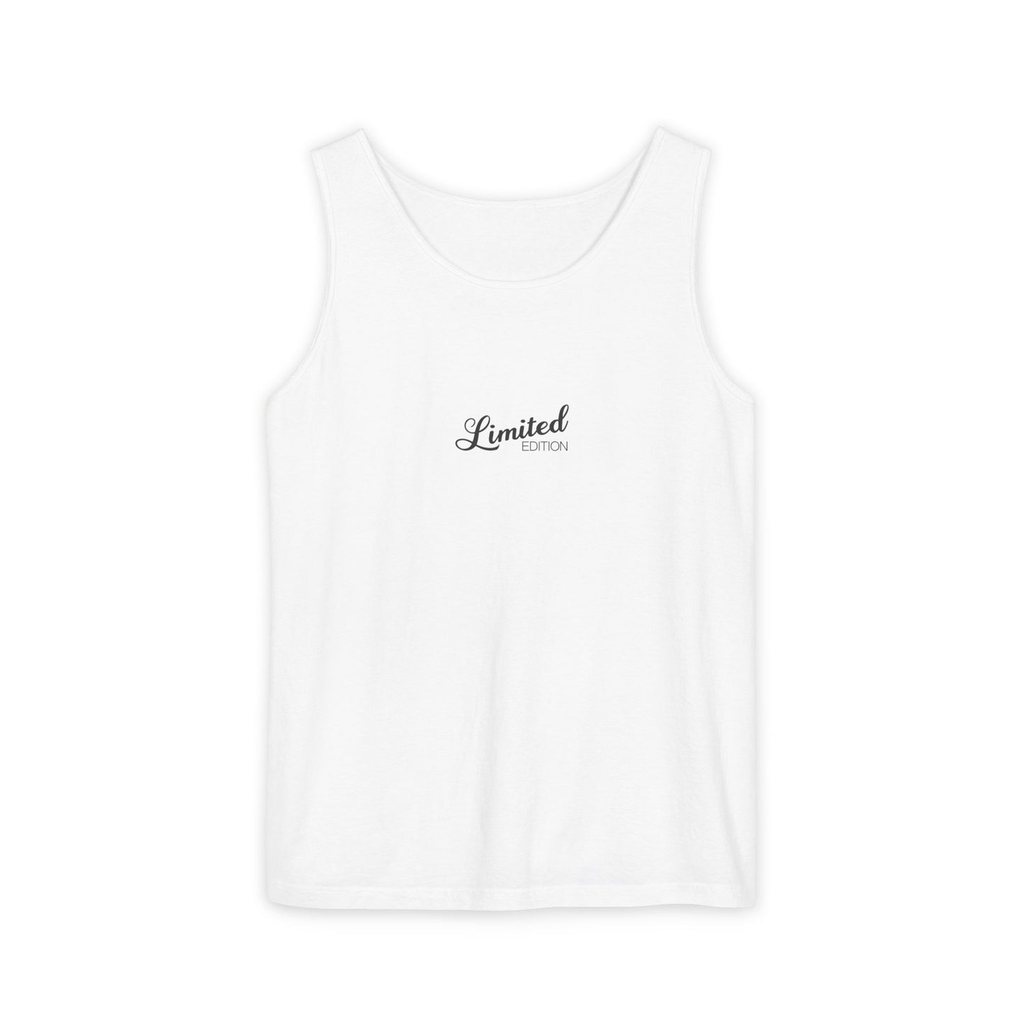 Limited Edition Unisex Garment-Dyed Tank Top, Summer Fashion, Beachwear, Gift for Him & Her, Casual Style, Relaxed Fit