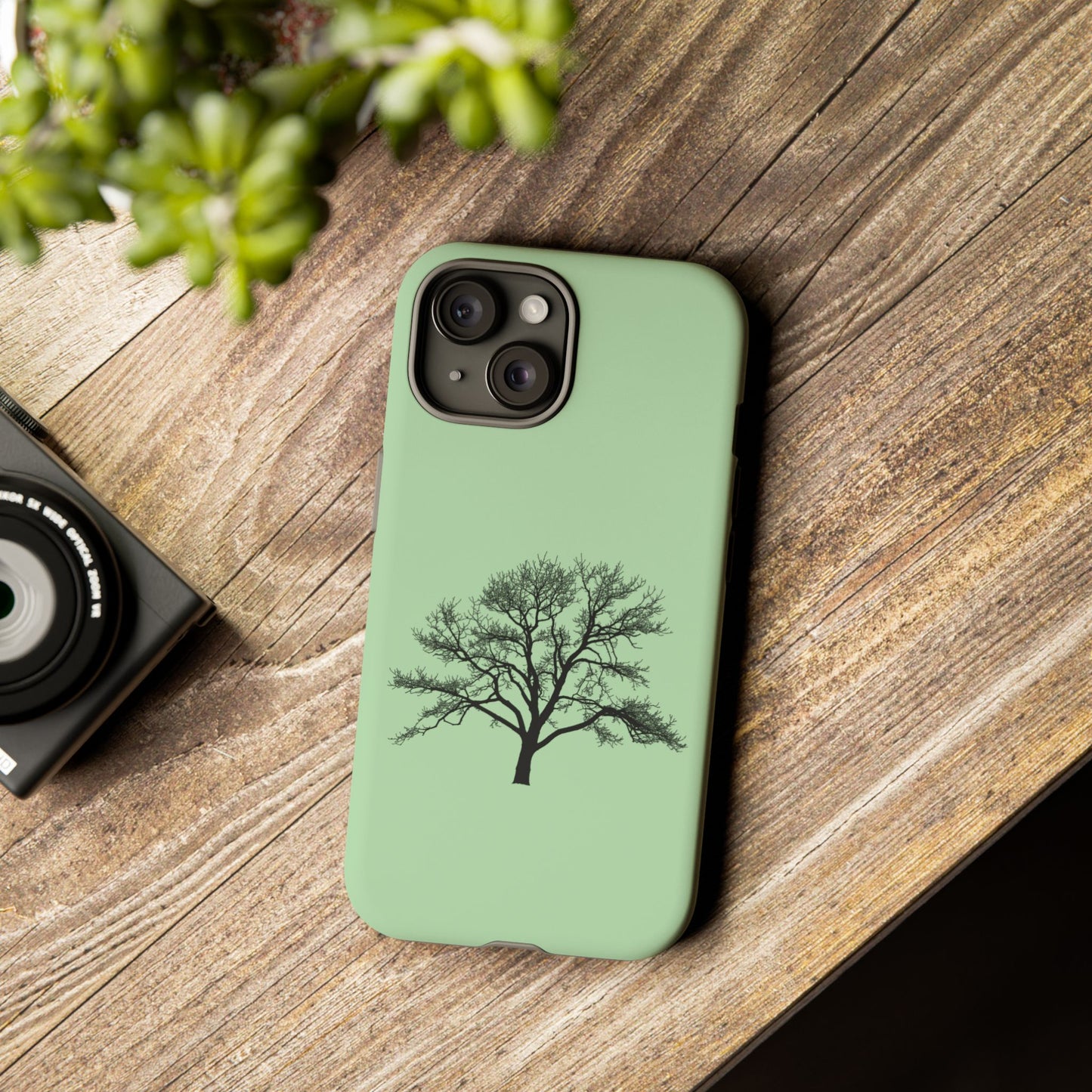 Minimalist Tree Phone Case, Nature-Inspired Phone Cover, Eco-Friendly Cell Phone Accessory, Perfect Gift for Nature Lovers