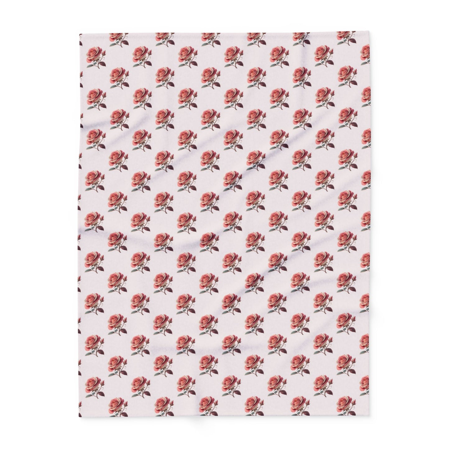 Cozy Floral Fleece Blanket, Soft Throw for Home Decor, Perfect Gift for Christmas, Birthdays, or Housewarming