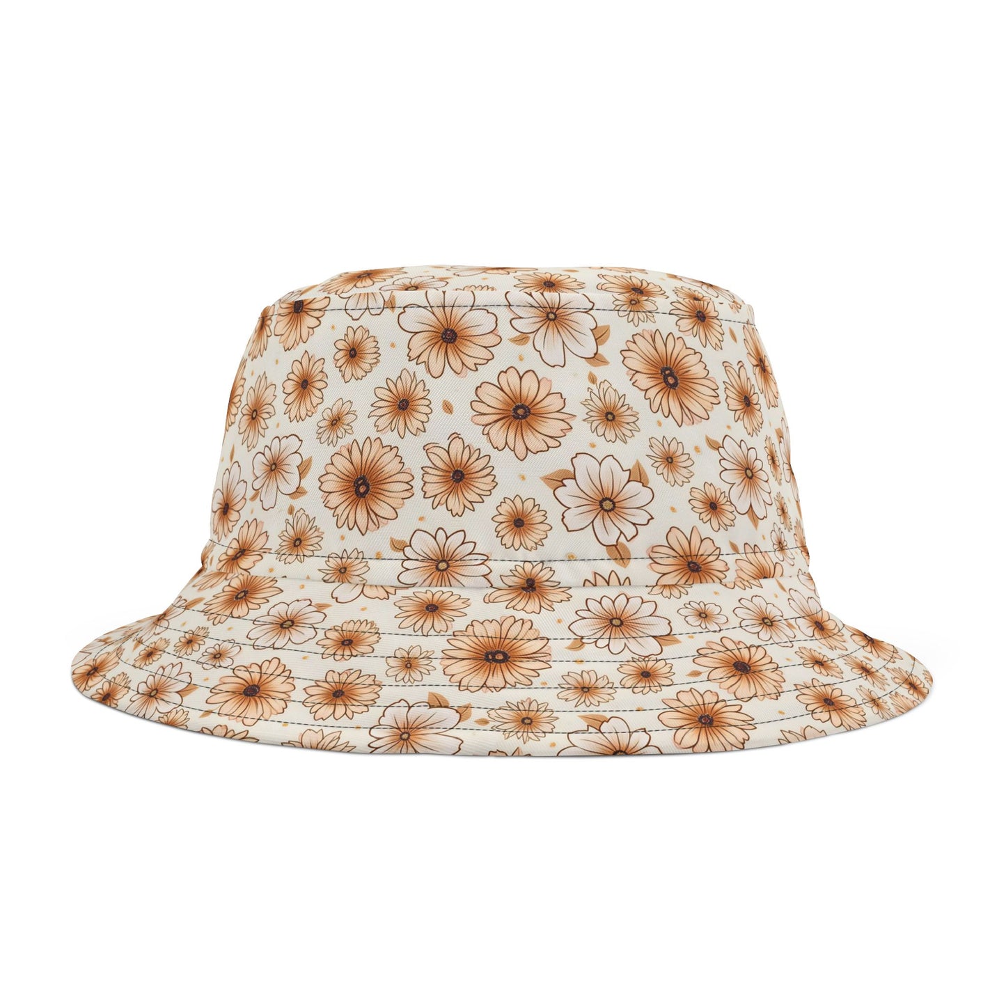 Floral Bucket Hat - Boho Sun Hat, Summer Accessories, Festival Fashion, Mothers Day Gift, Outdoor Style